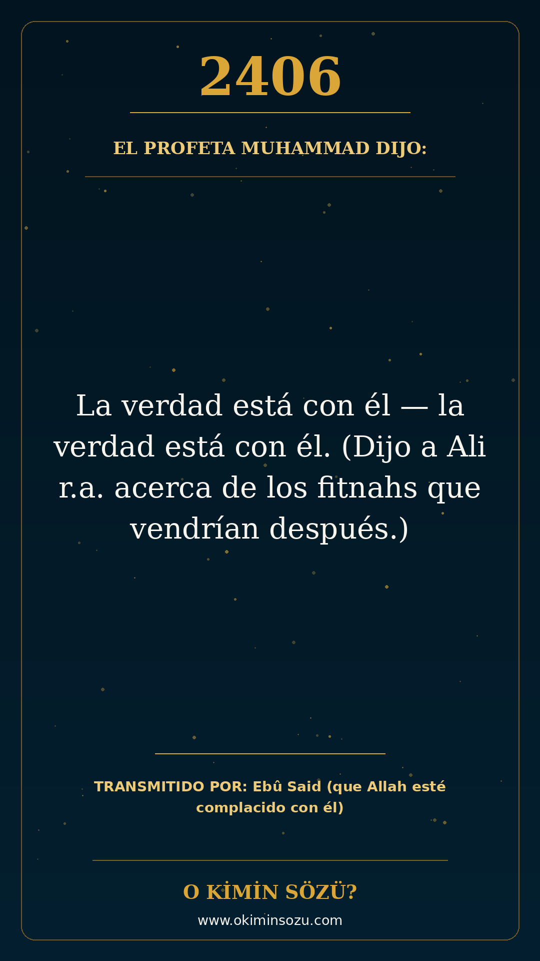 hadis 2406 es