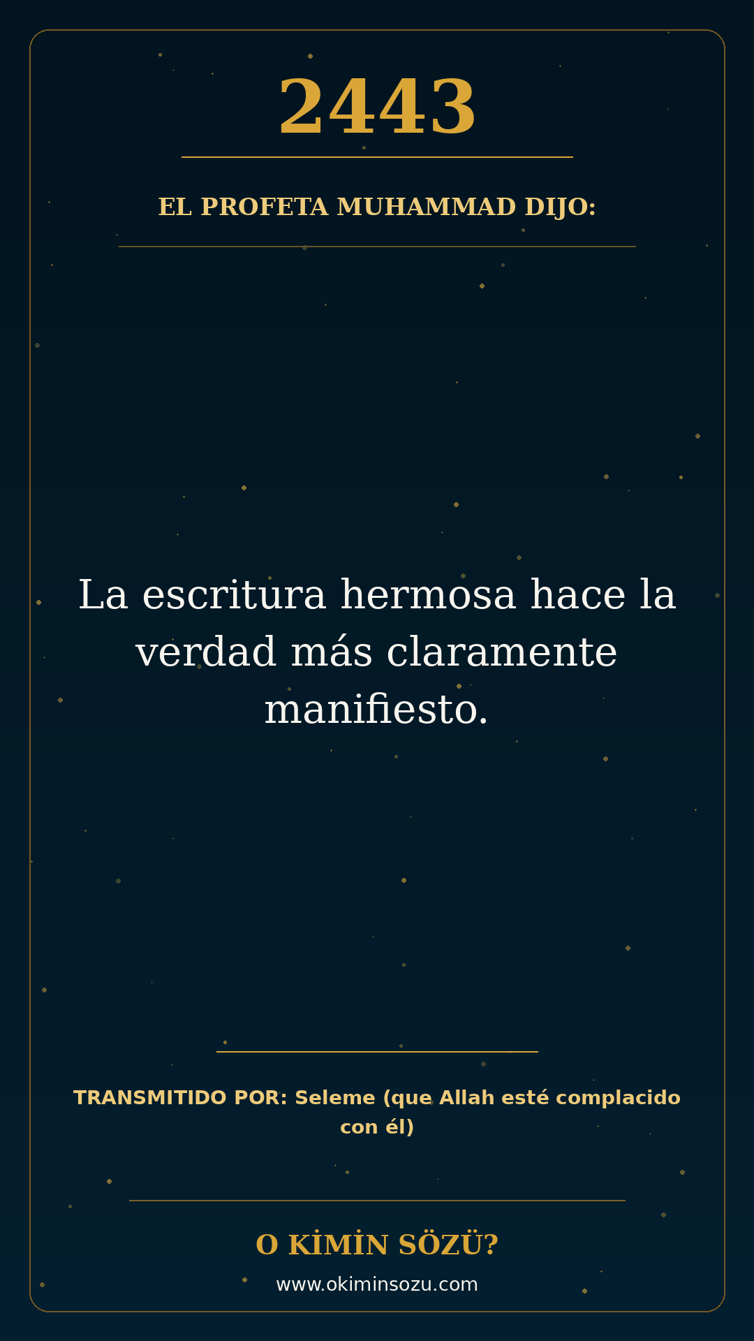 hadis 2443 es