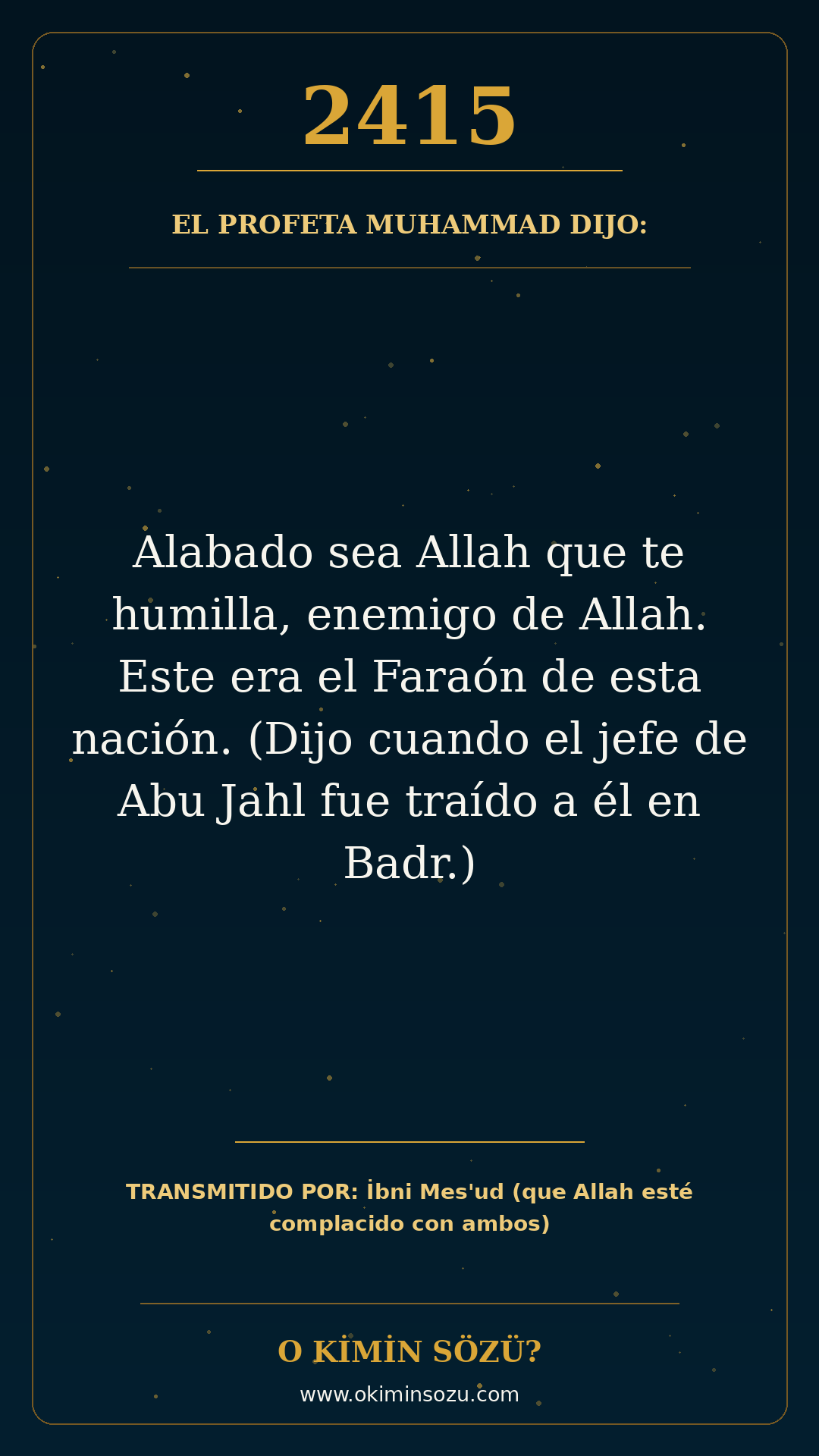 hadis 2415 es