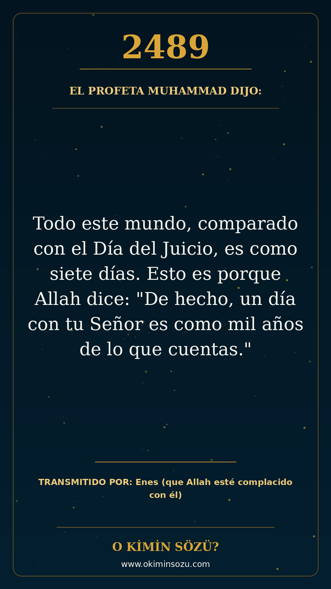 hadis 2489 es
