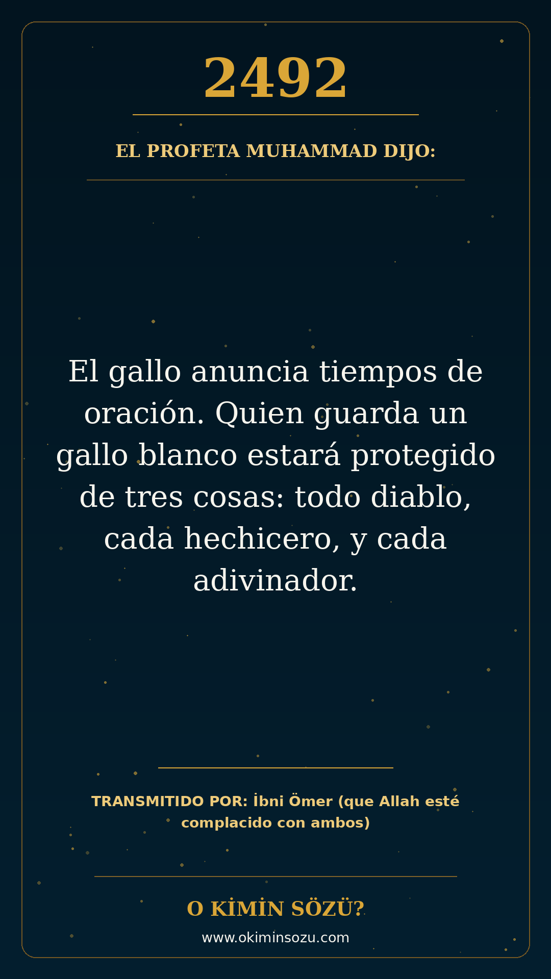 hadis 2492 es