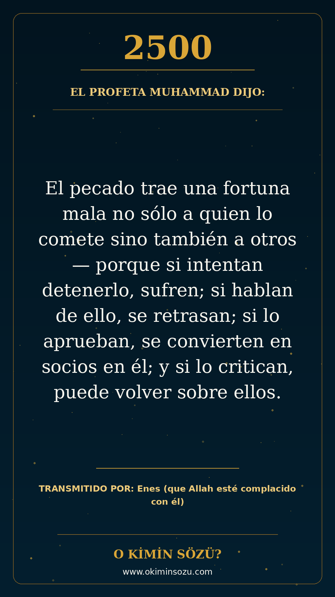 hadis 2500 es