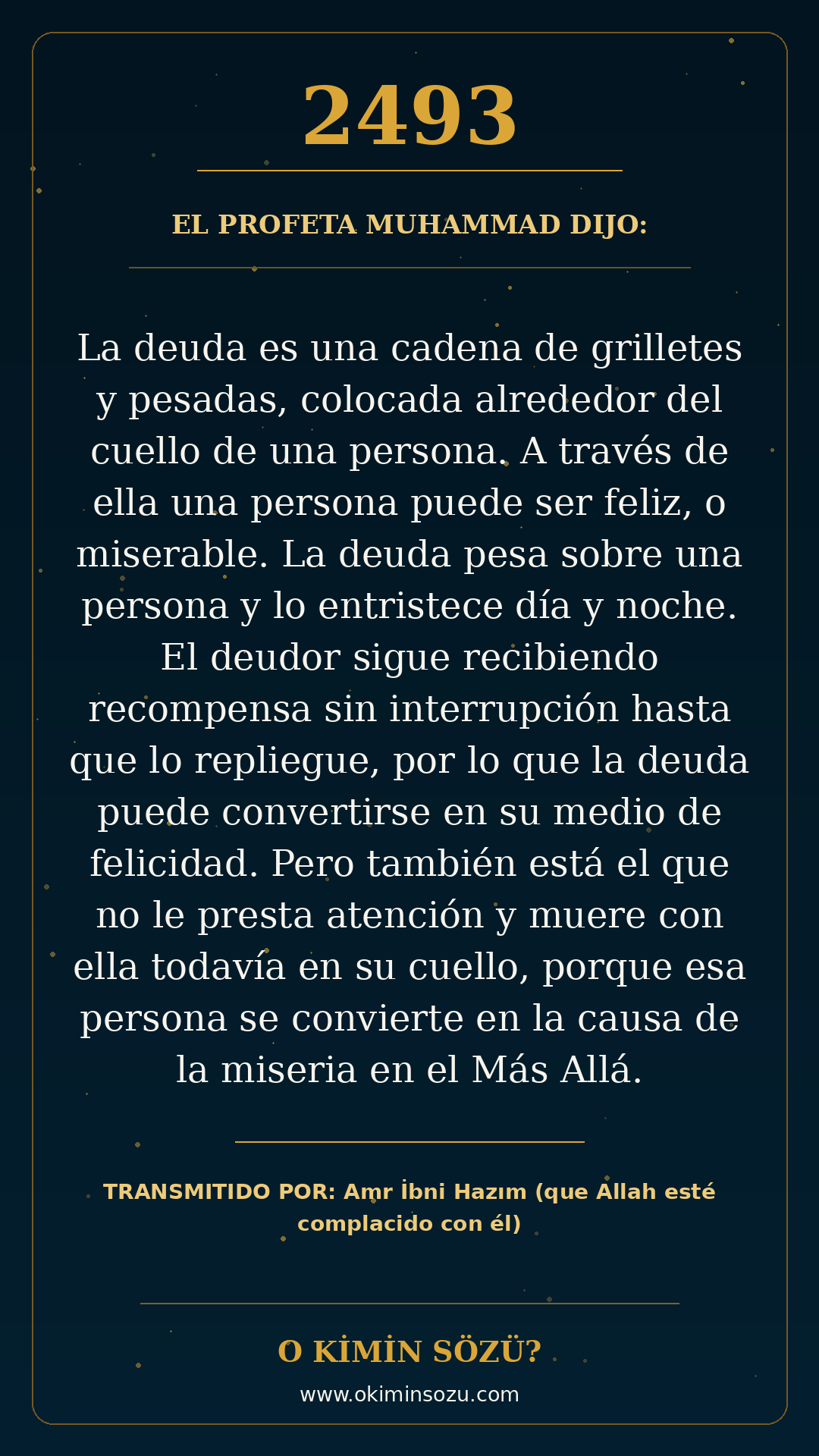 hadis 2493 es