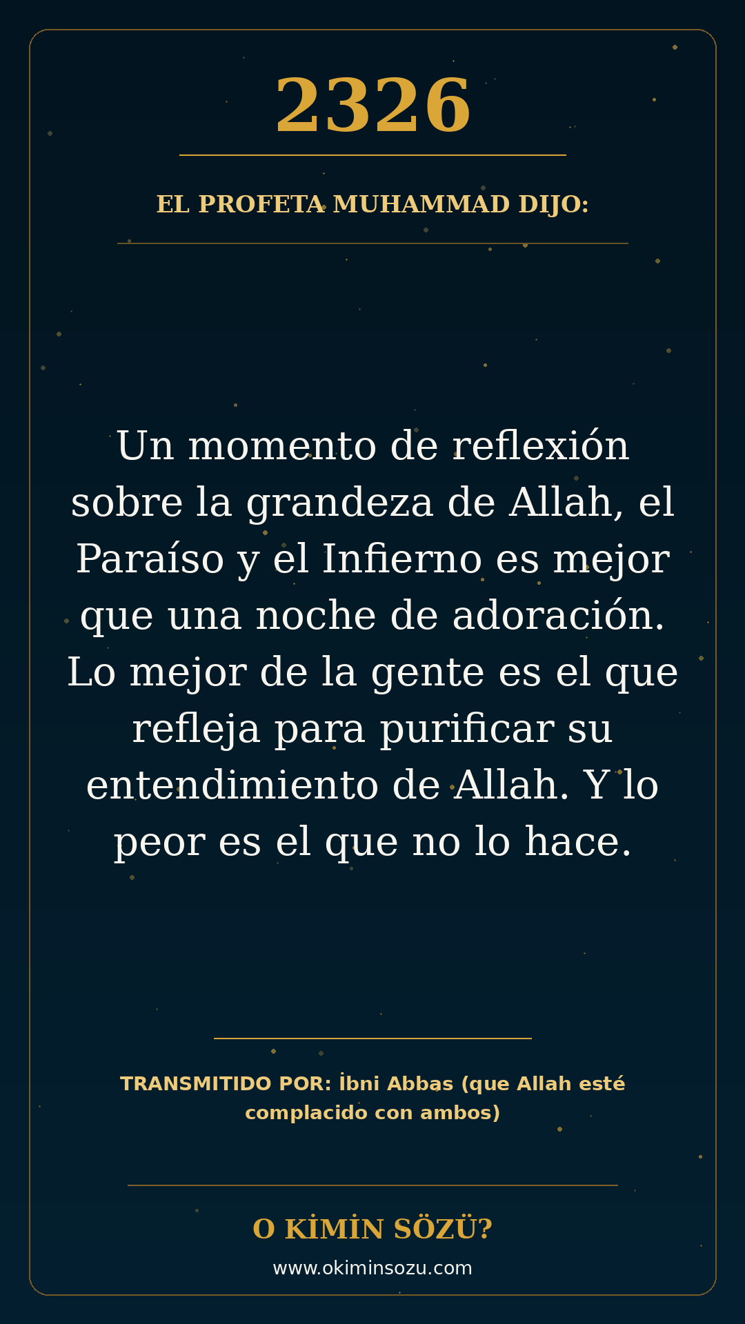 hadis 2326 es