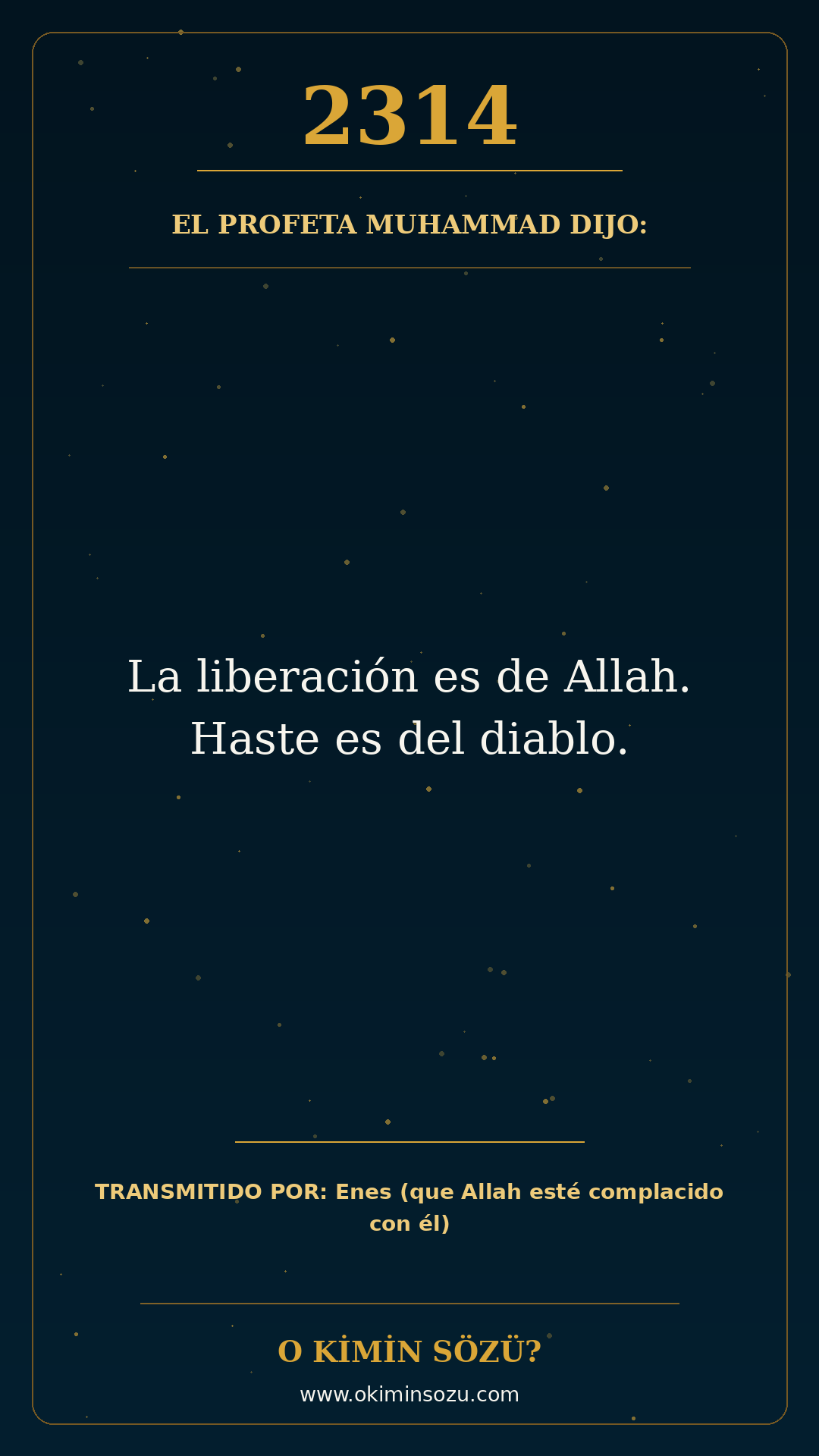 hadis 2314 es
