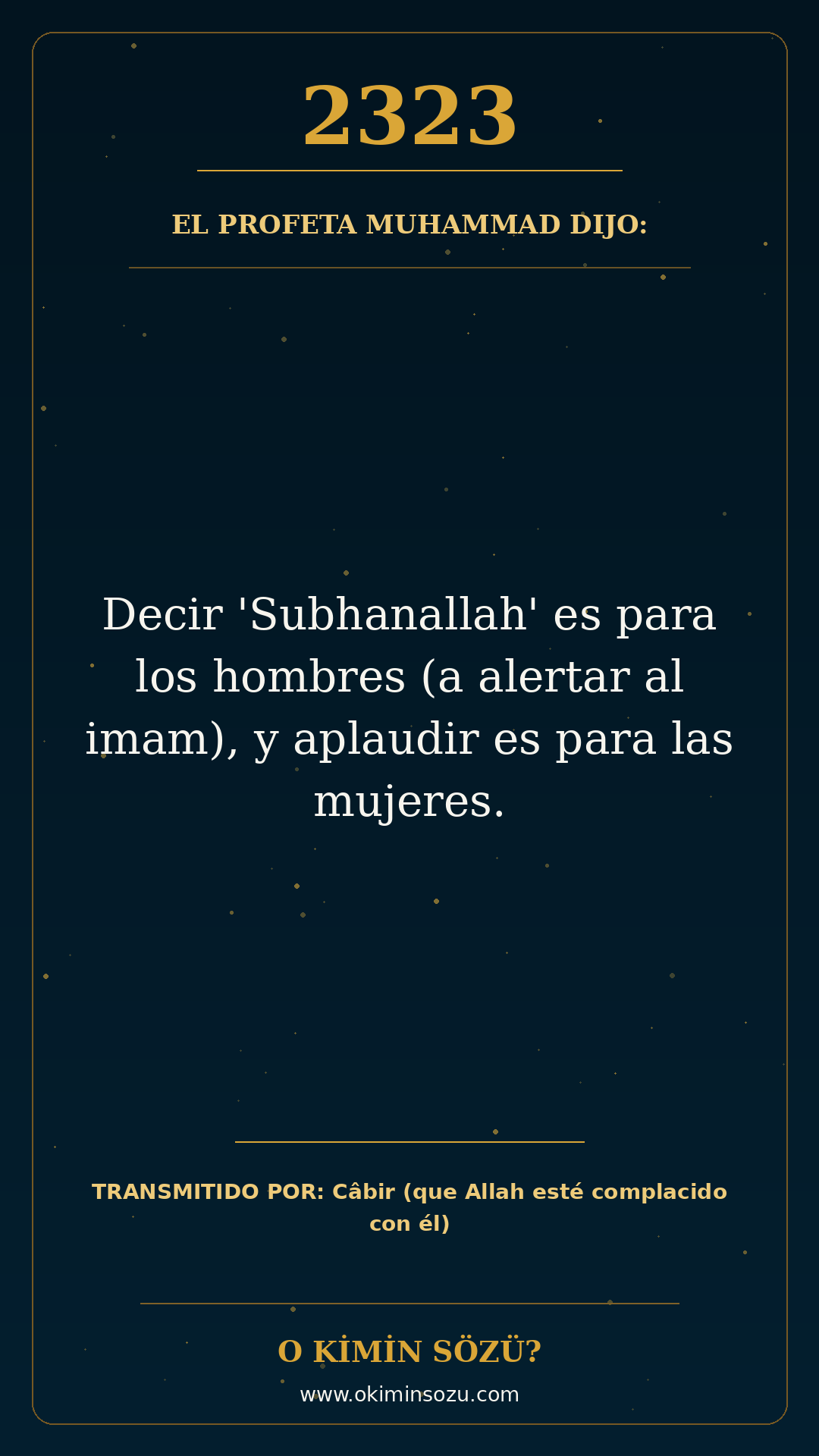 hadis 2323 es