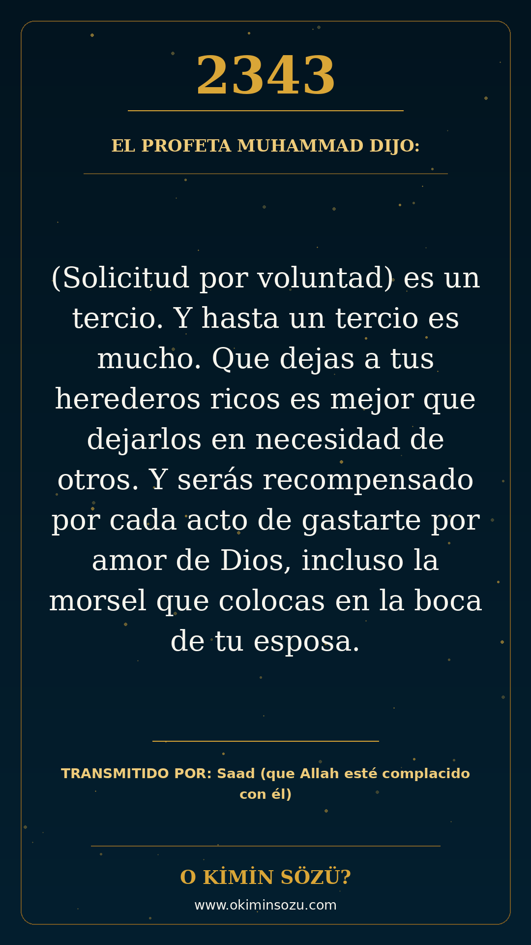 hadis 2343 es