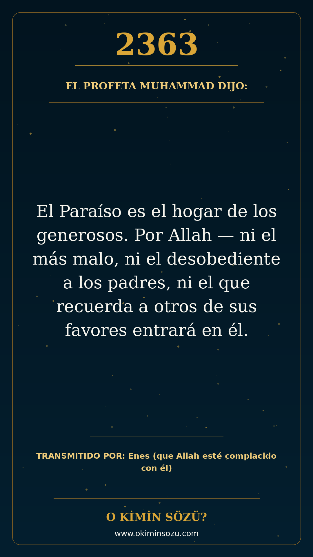 hadis 2363 es