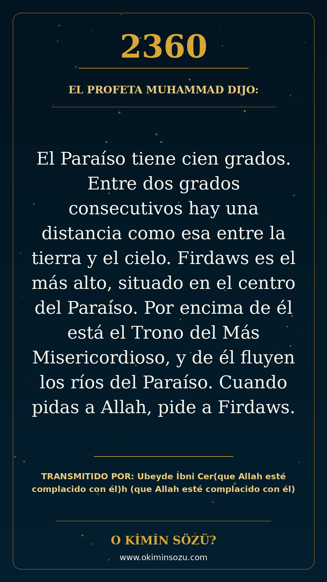 hadis 2360 es