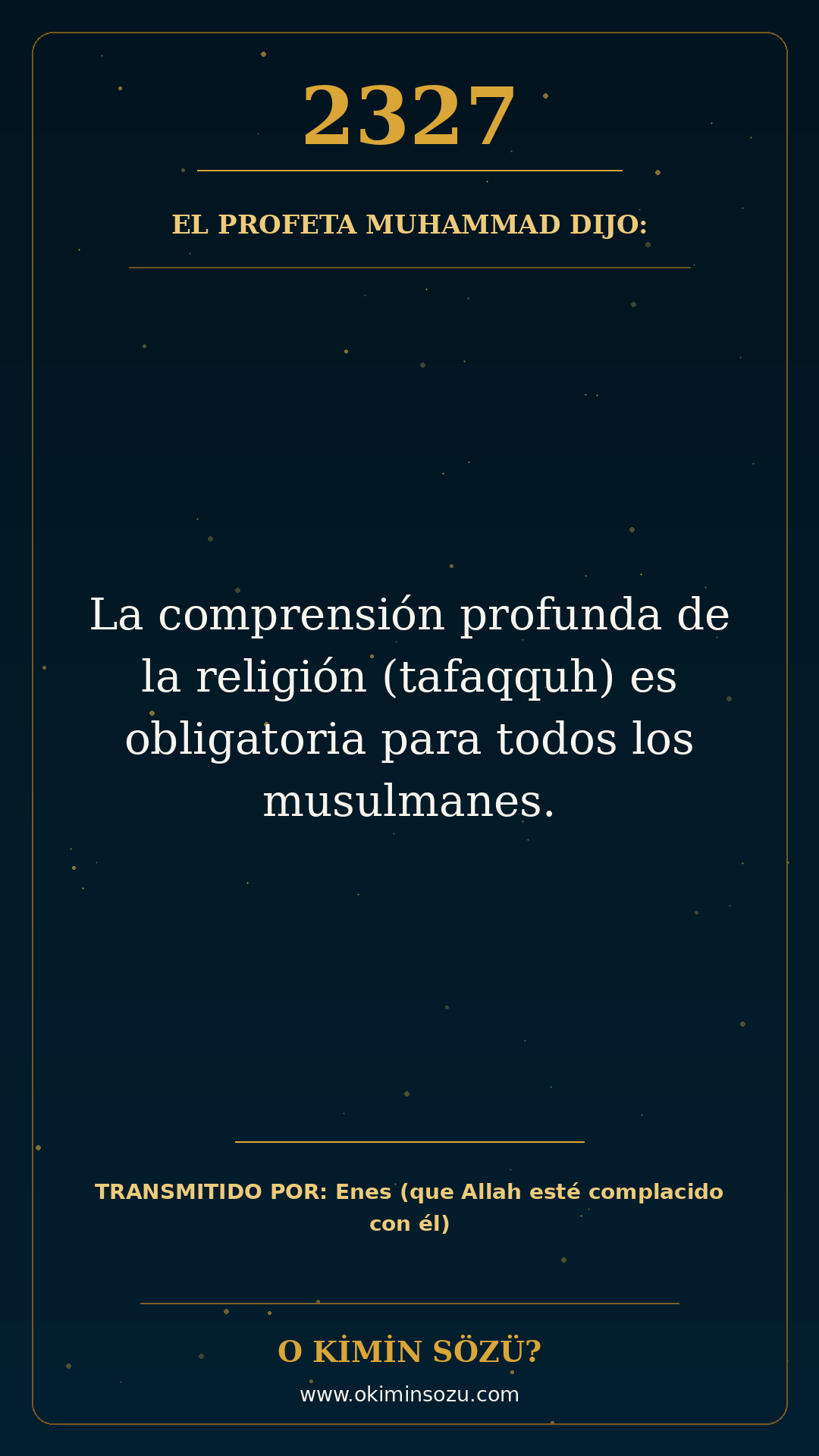 hadis 2327 es