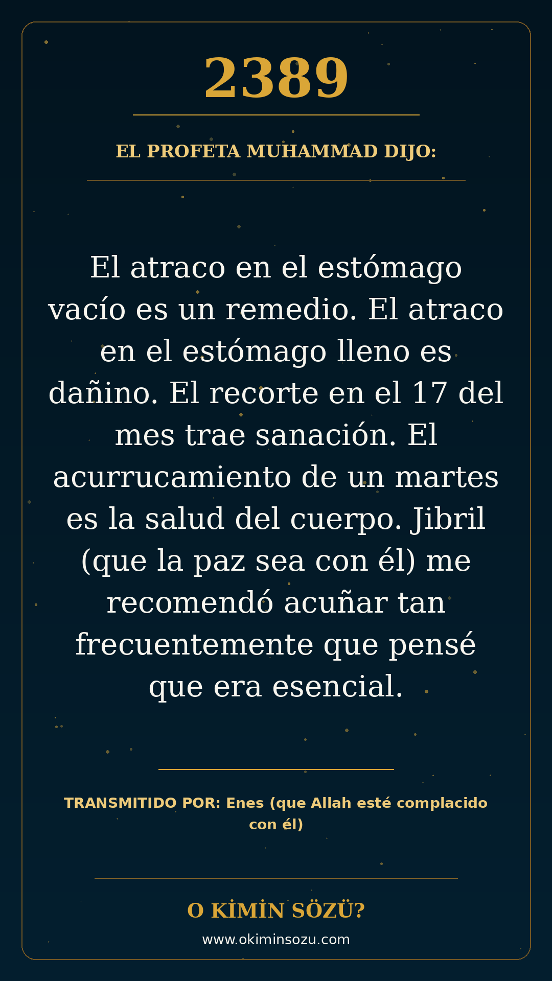 hadis 2389 es