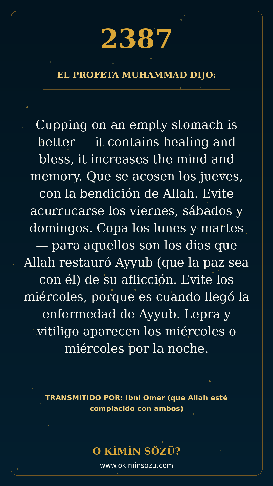 hadis 2387 es