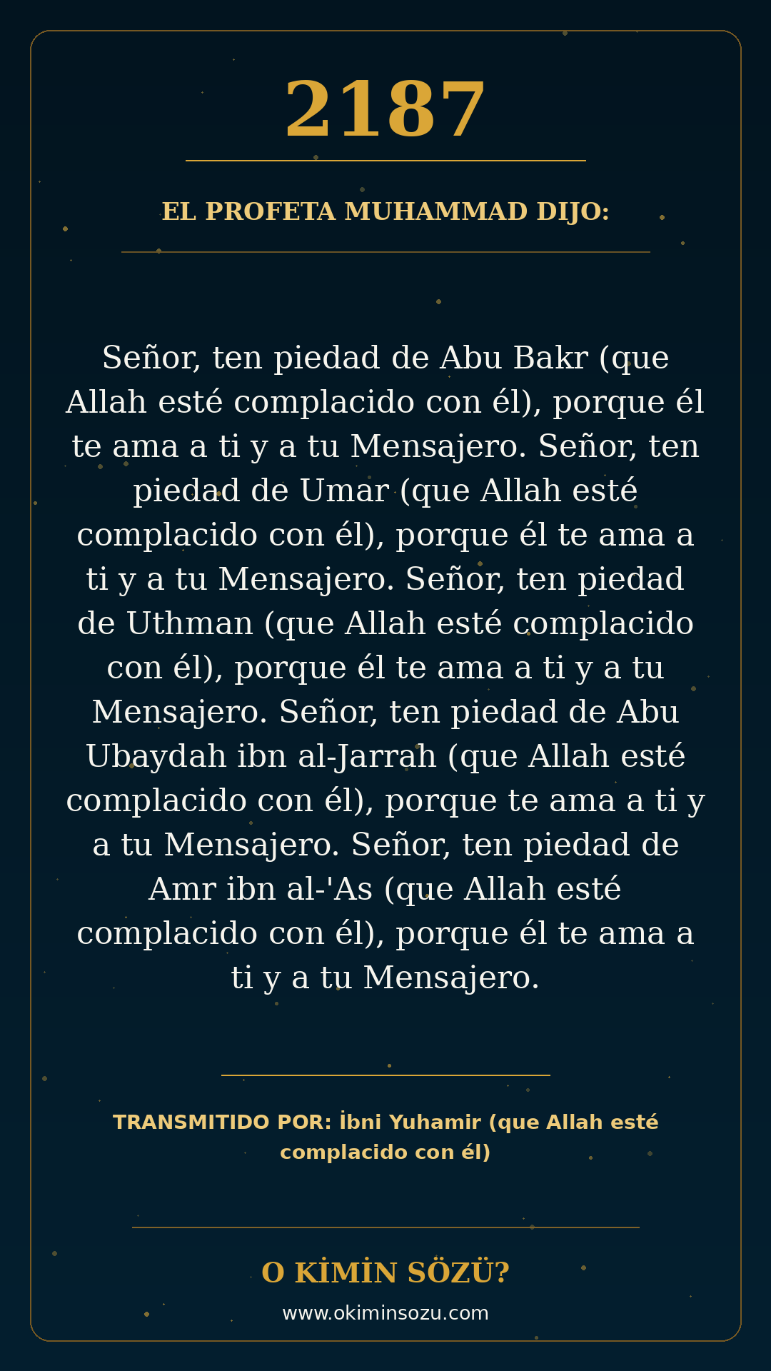 hadis 2187 es
