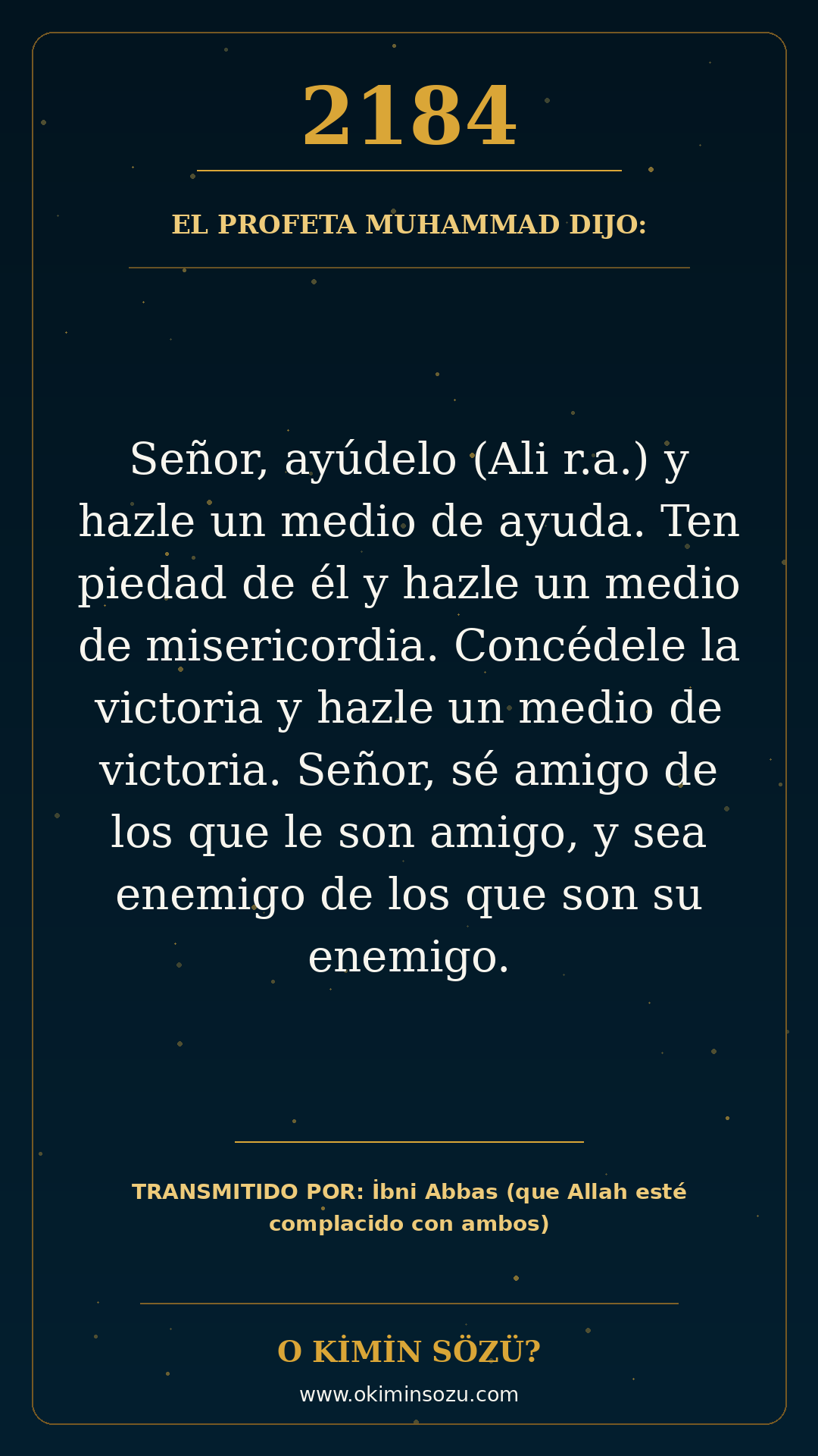 hadis 2184 es