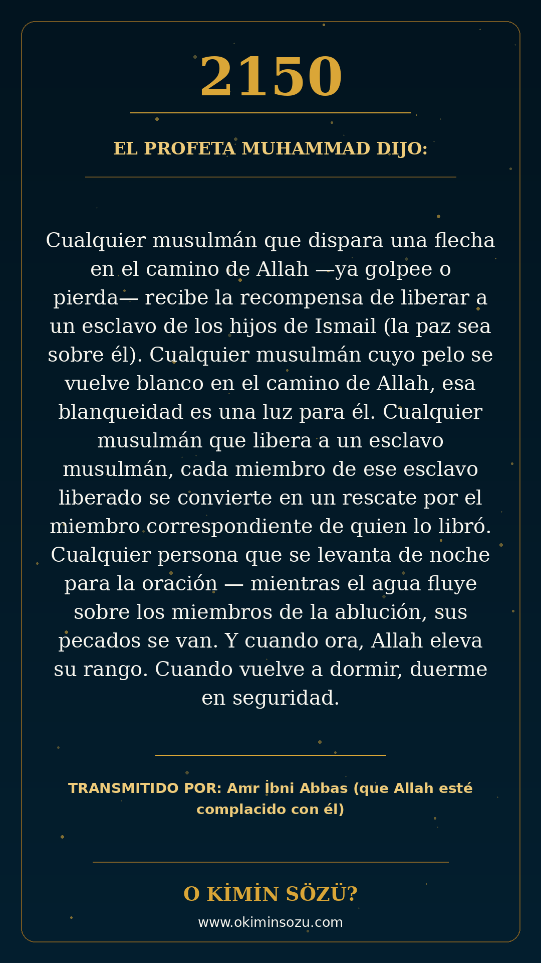hadis 2150 es