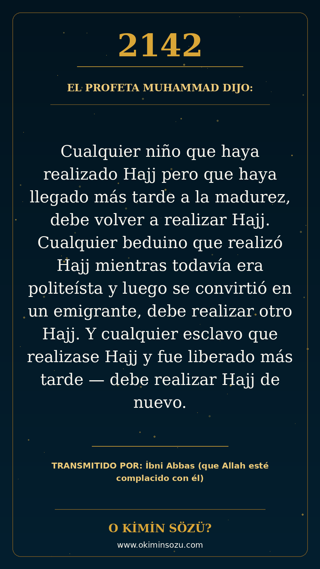 hadis 2142 es