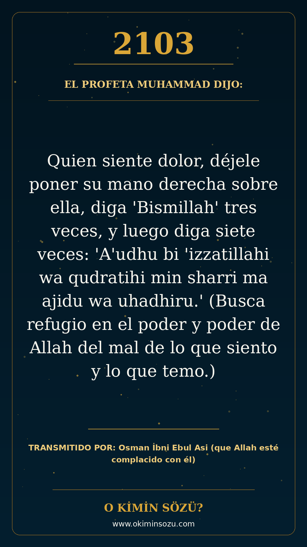hadis 2103 es