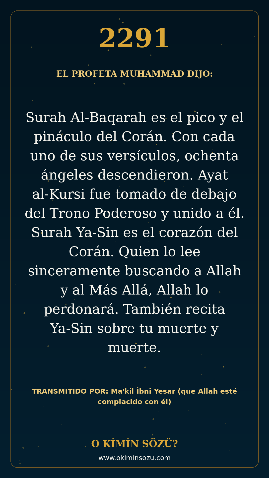 hadis 2291 es