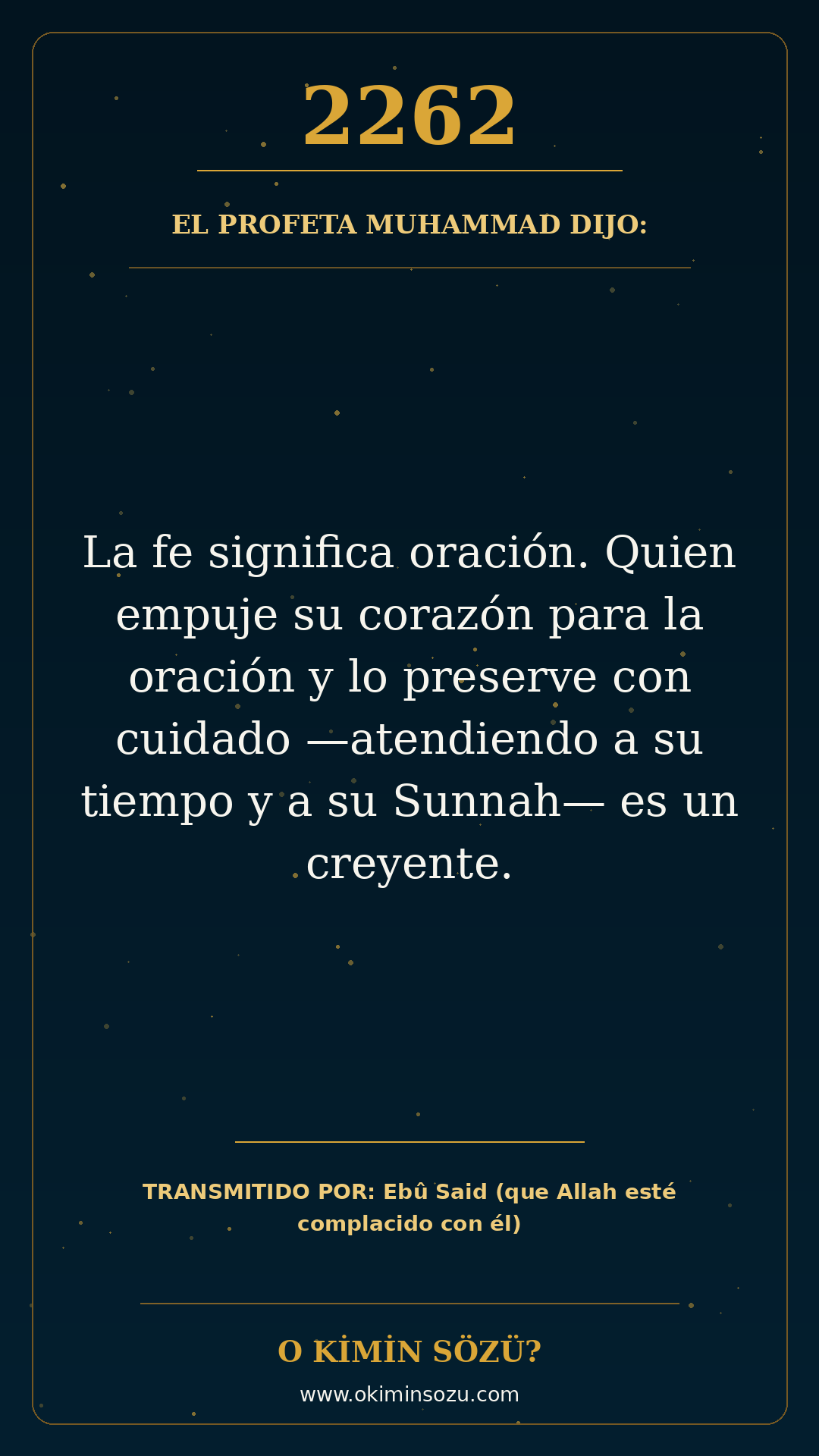 hadis 2262 es