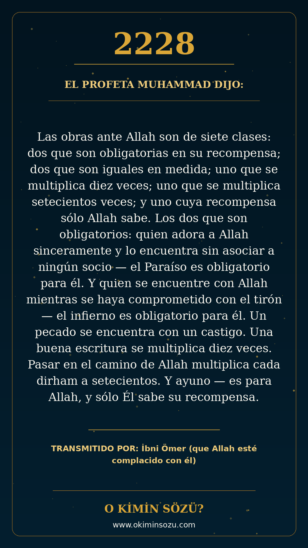 hadis 2228 es
