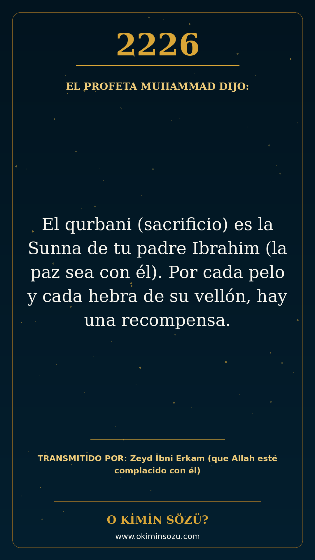 hadis 2226 es