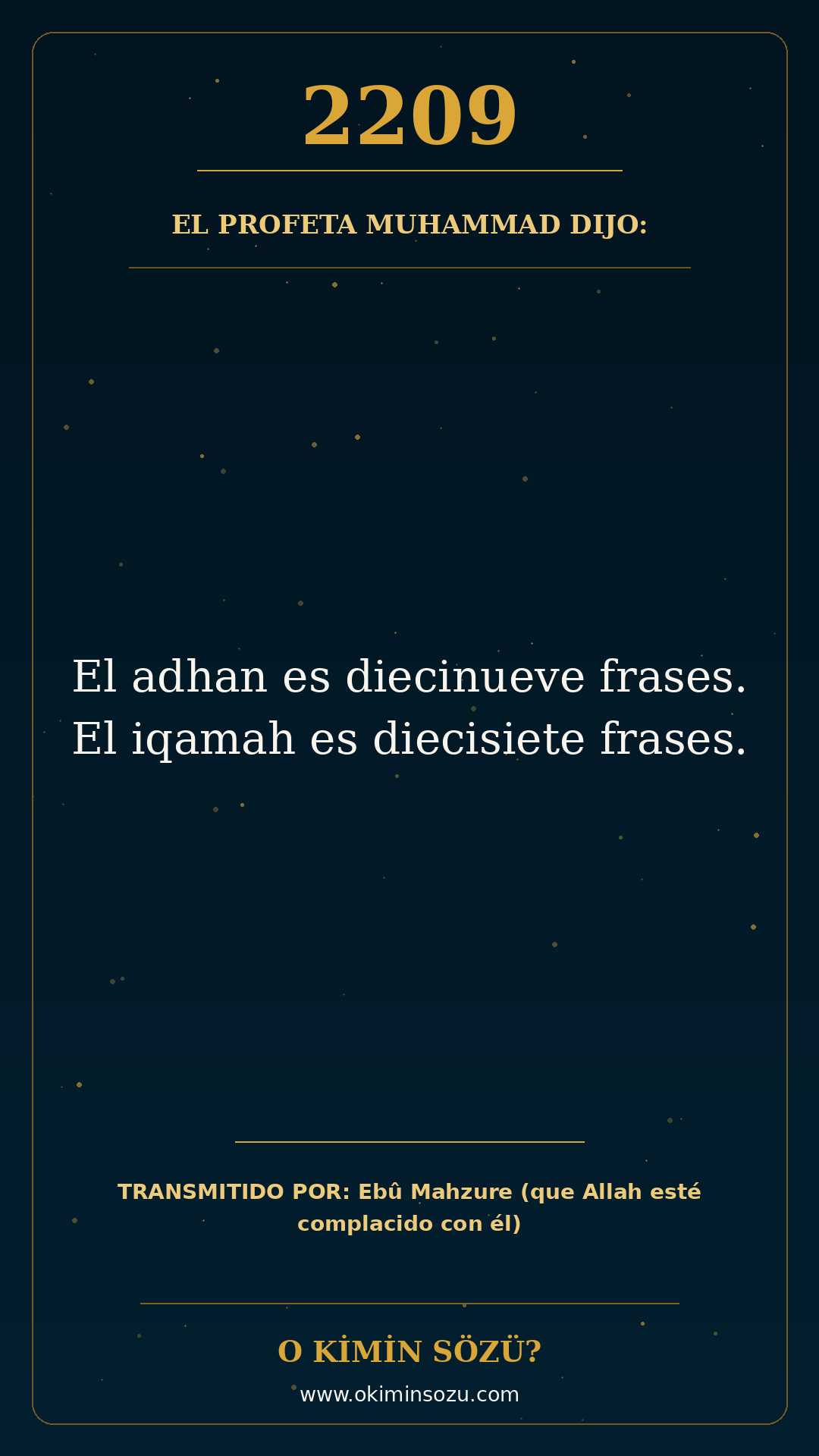 hadis 2209 es