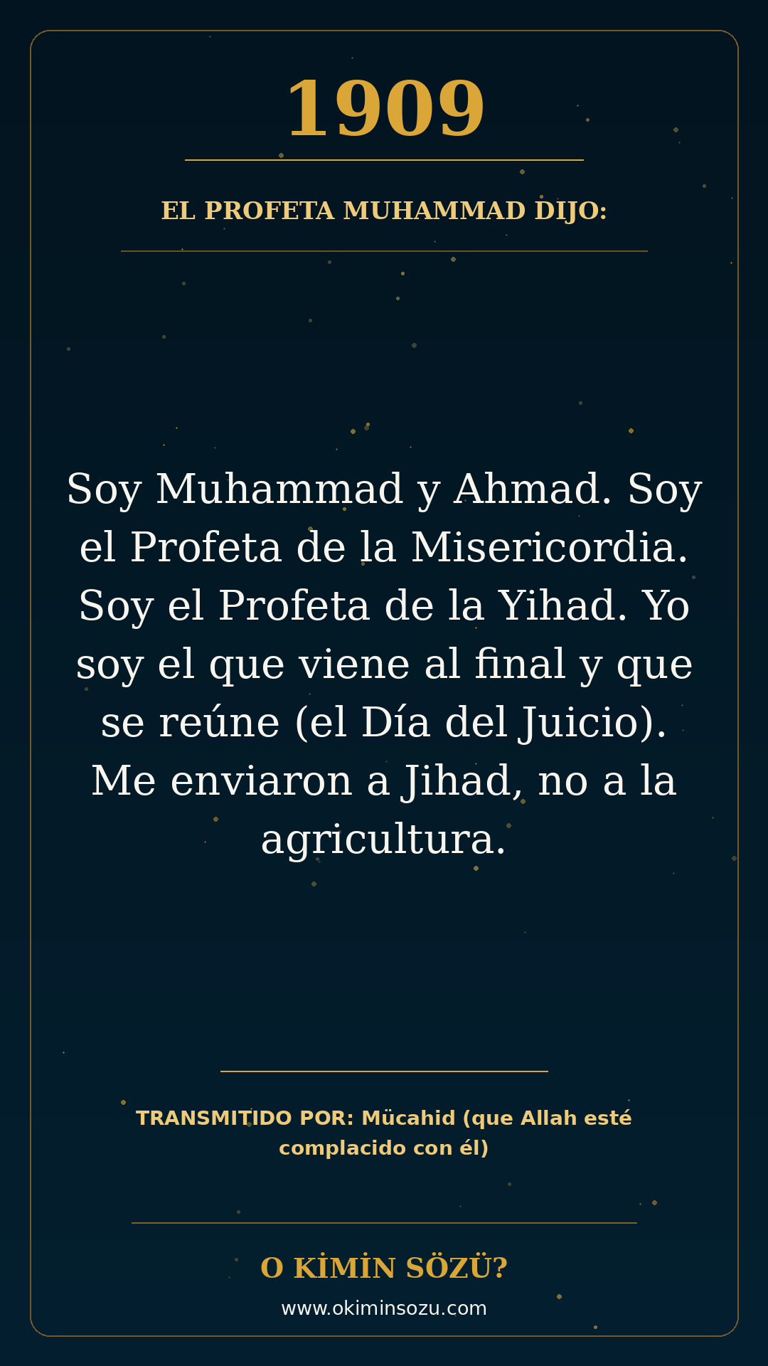 hadis 1909 es