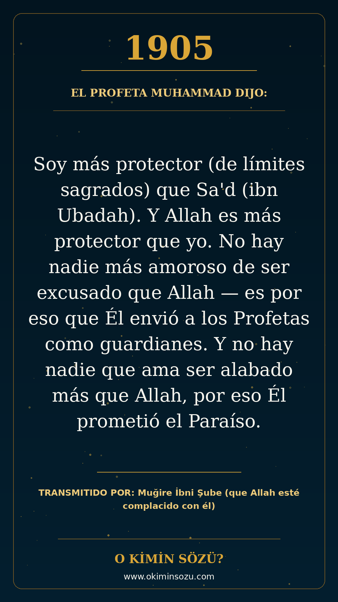 hadis 1905 es