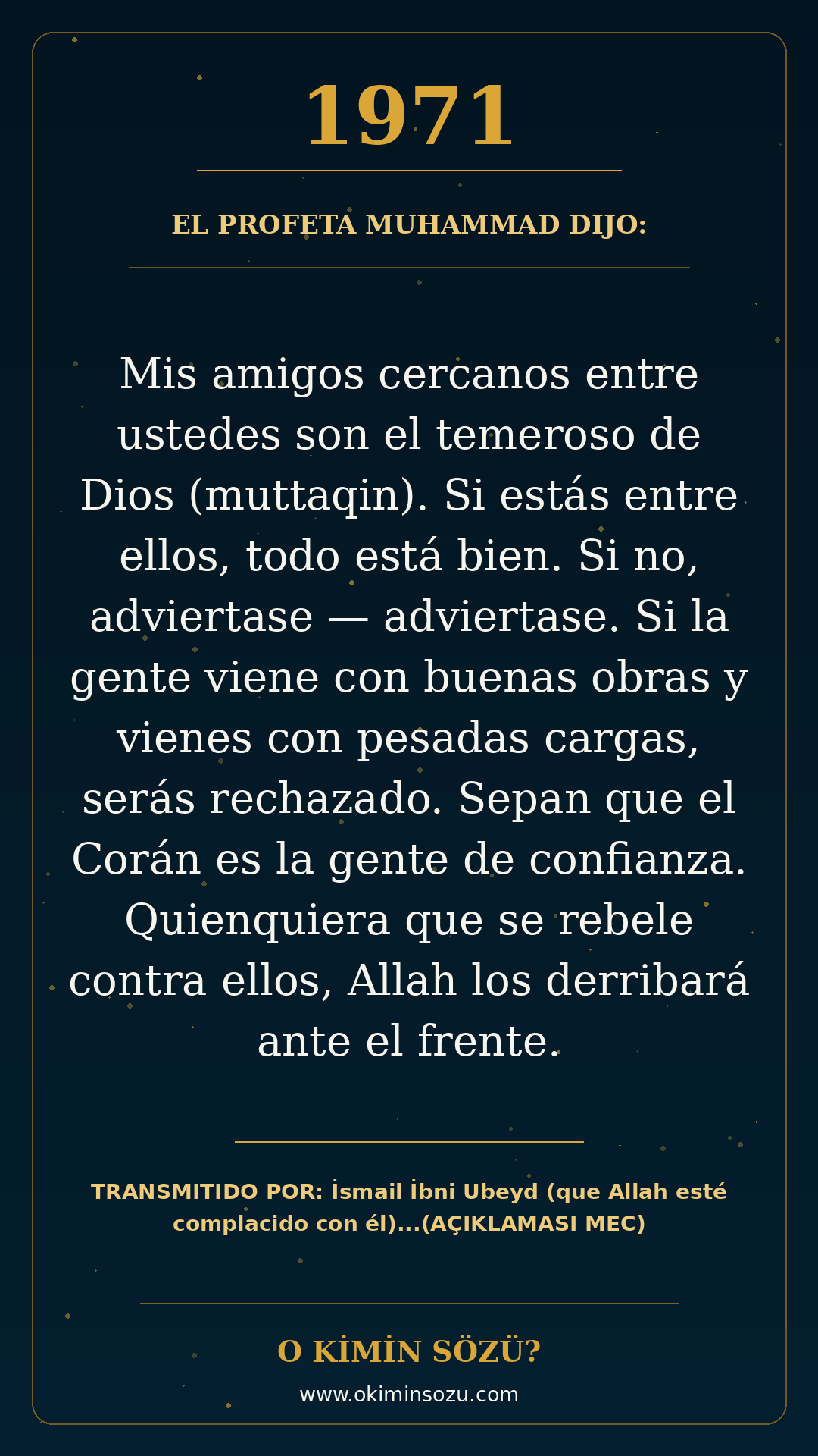 hadis 1971 es