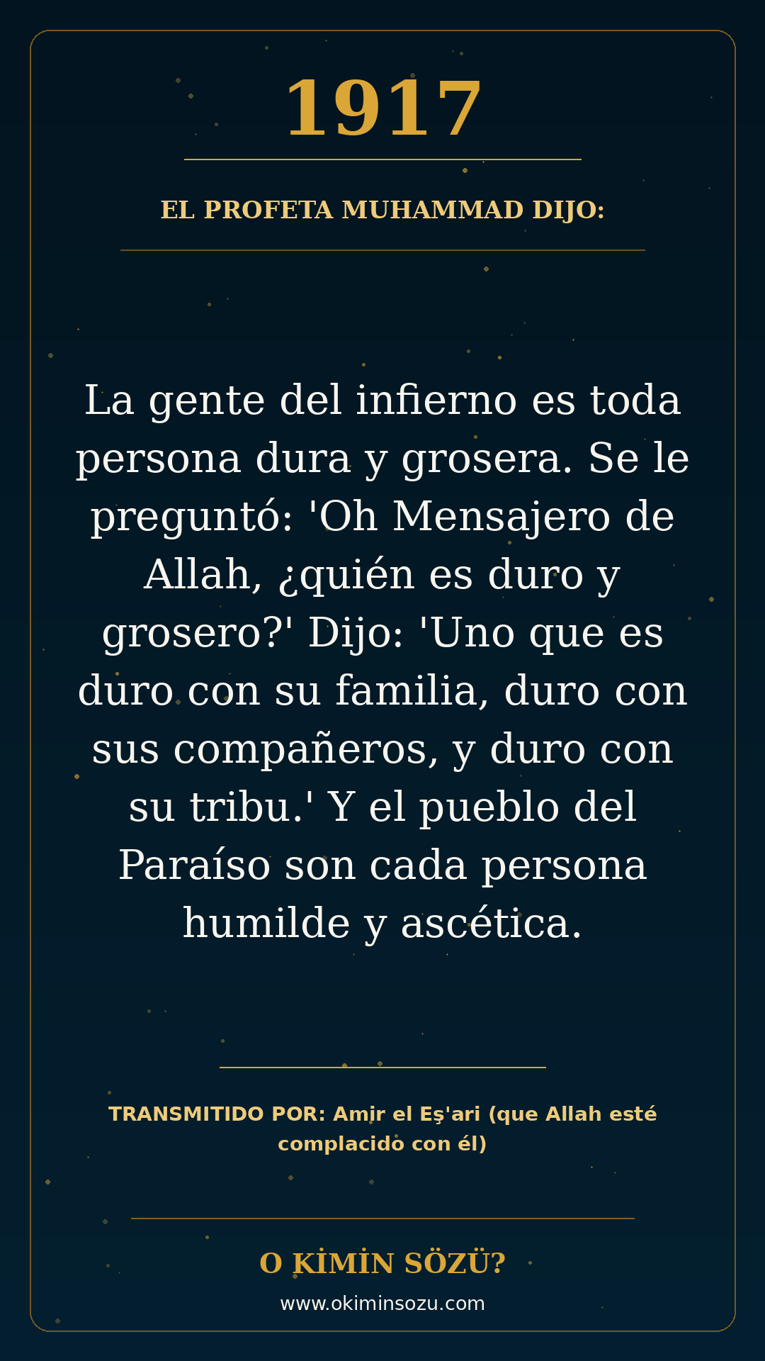 hadis 1917 es