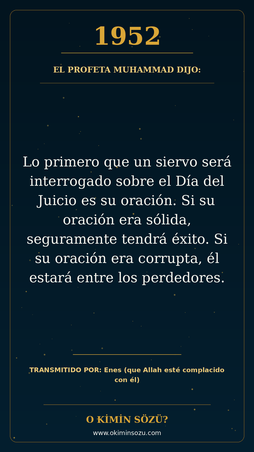 hadis 1952 es