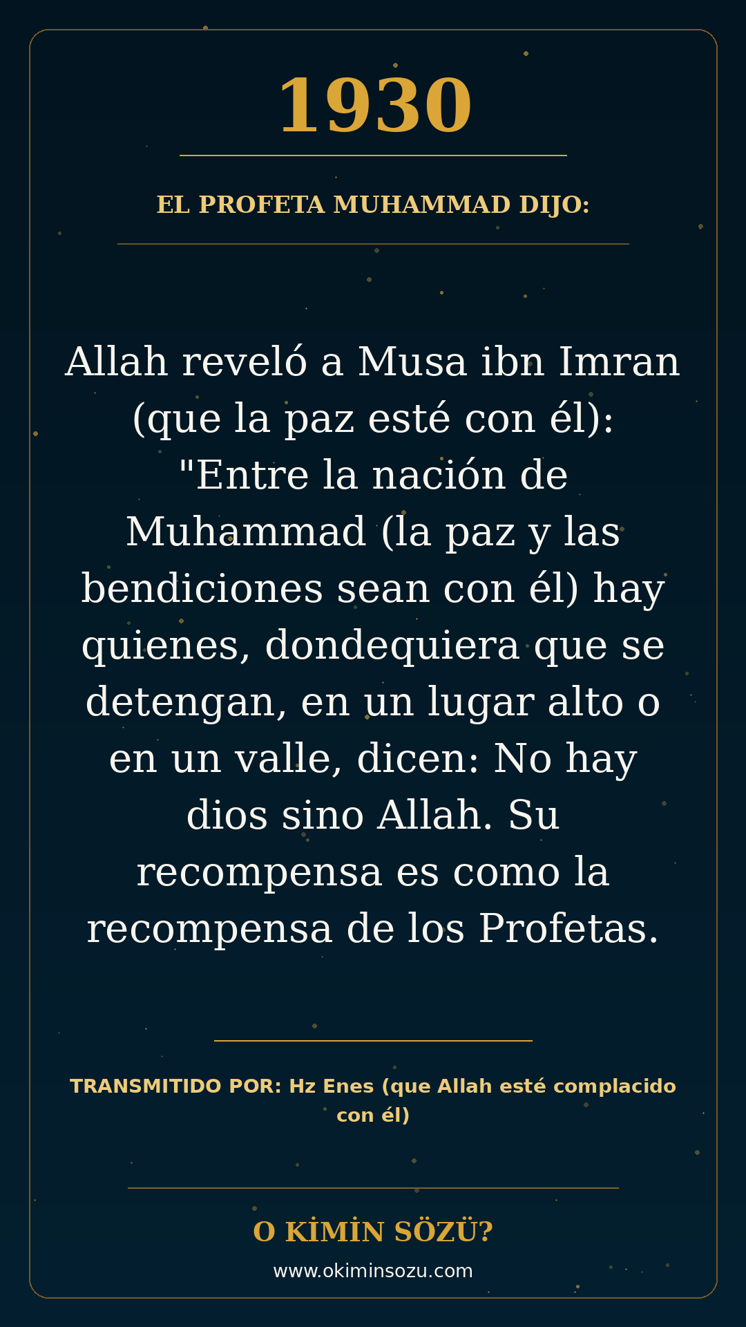 hadis 1930 es