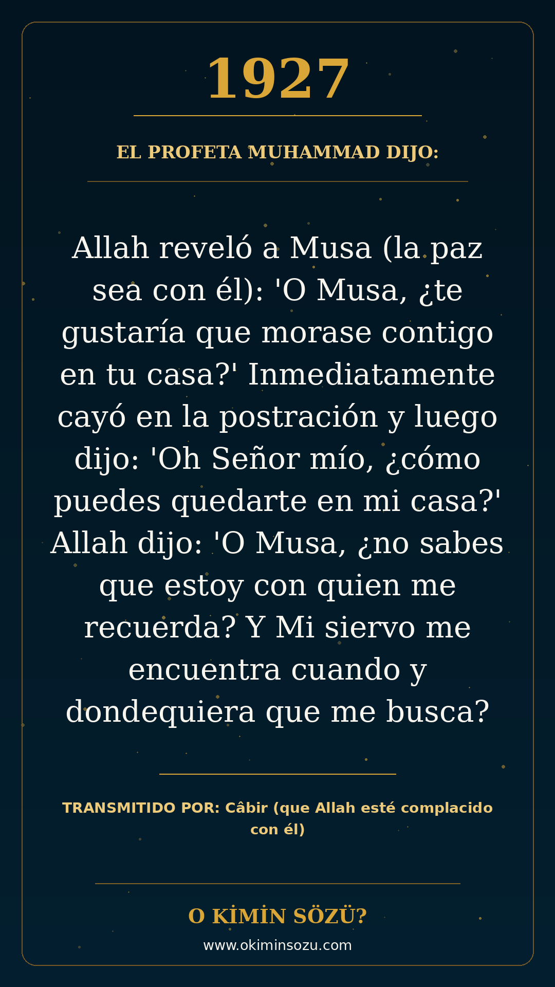 hadis 1927 es
