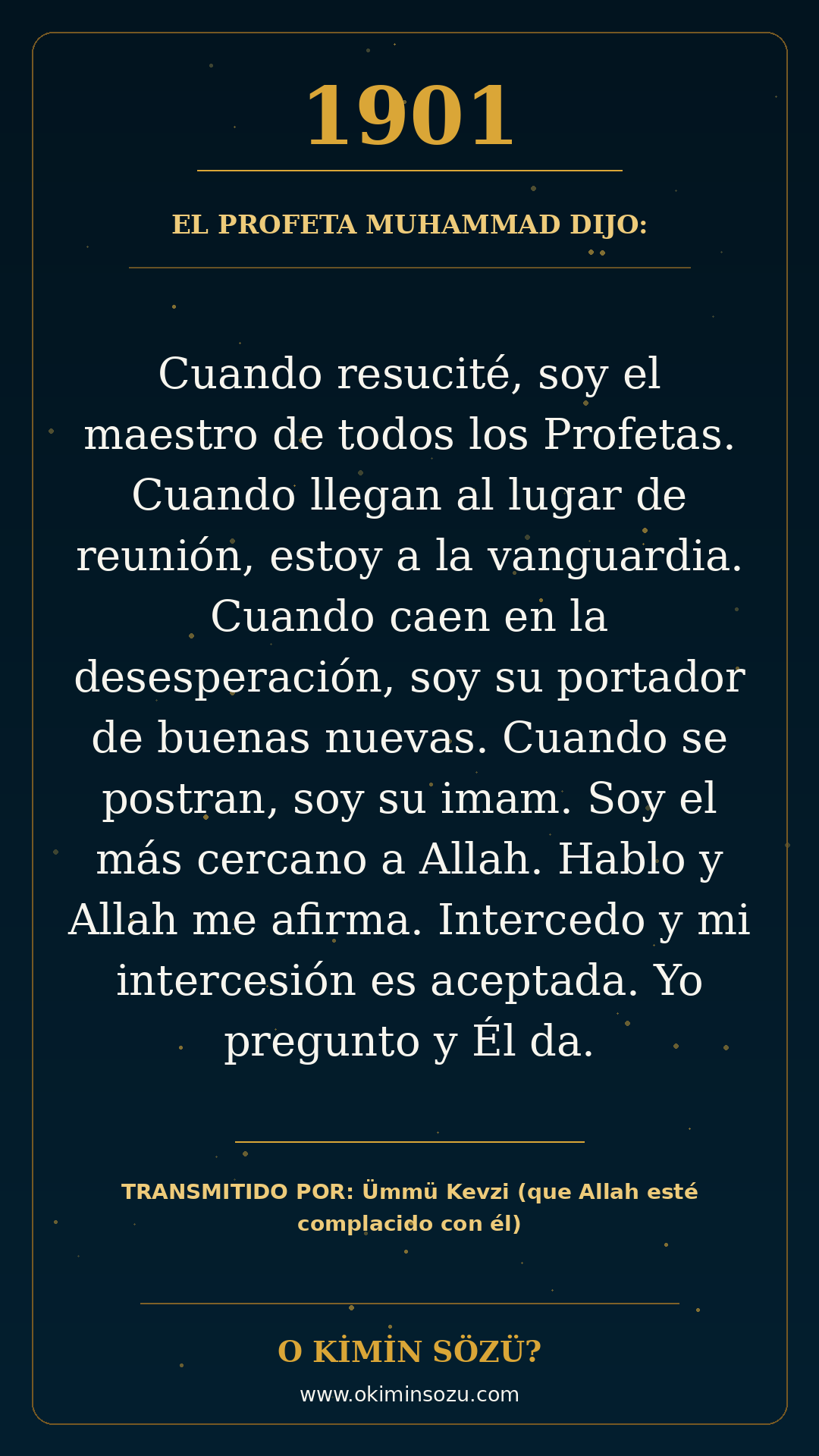 hadis 1901 es