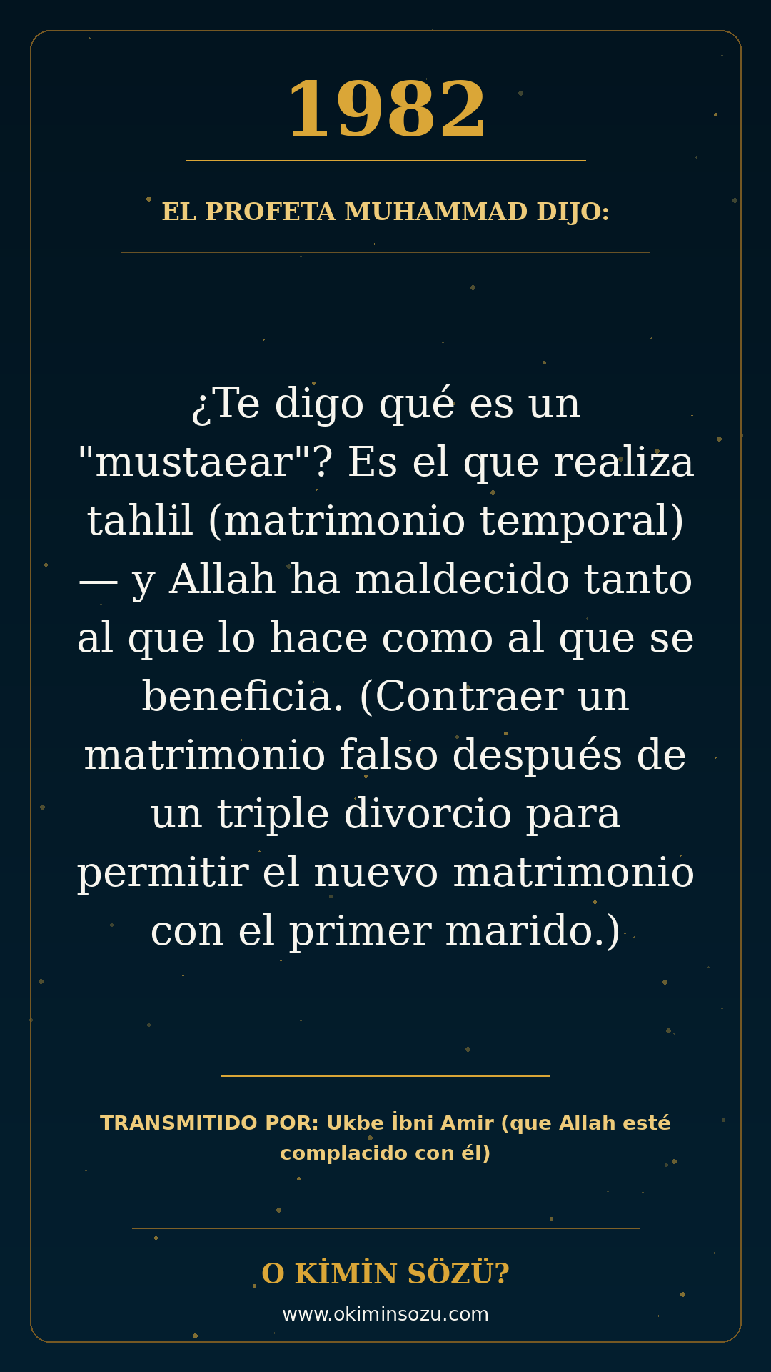 hadis 1982 es