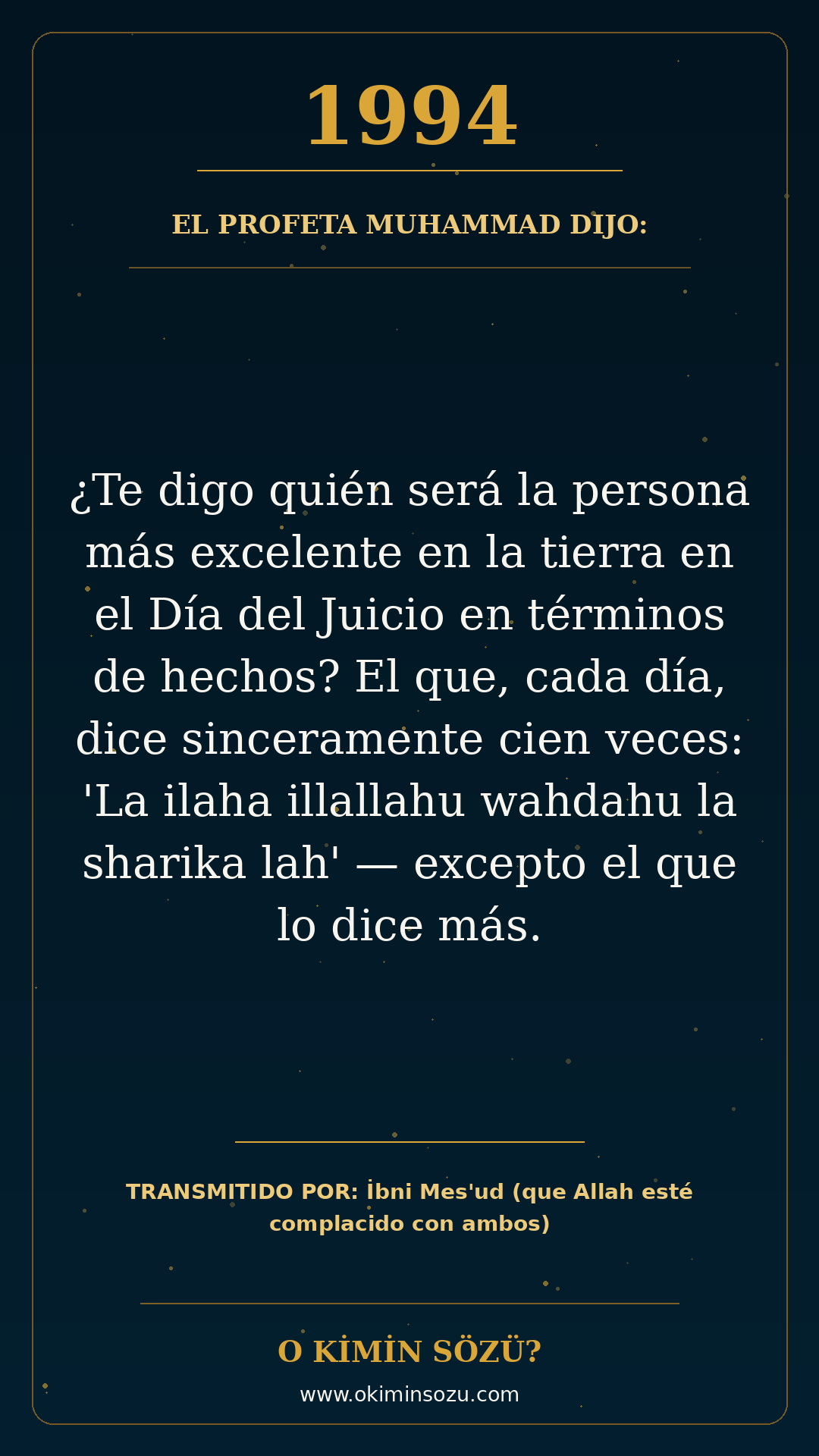 hadis 1994 es