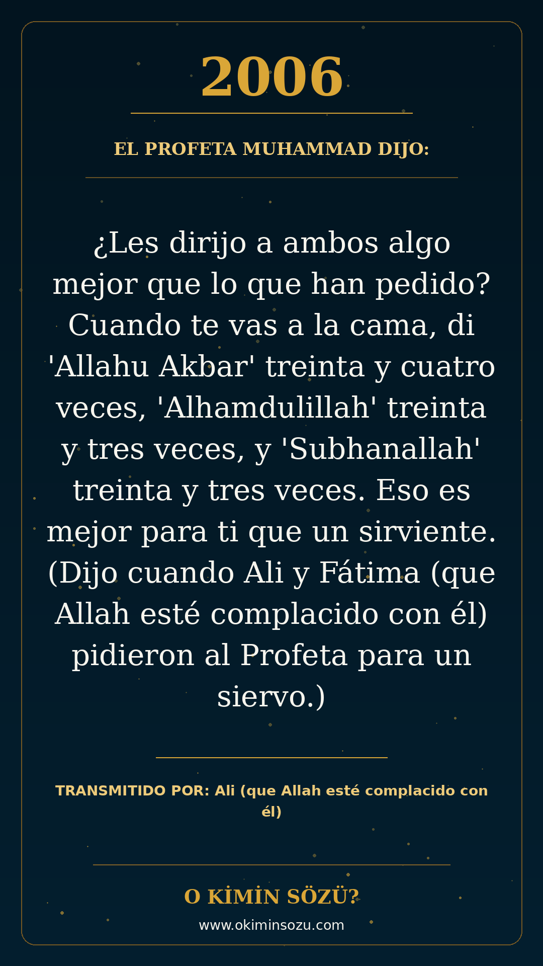 hadis 2006 es