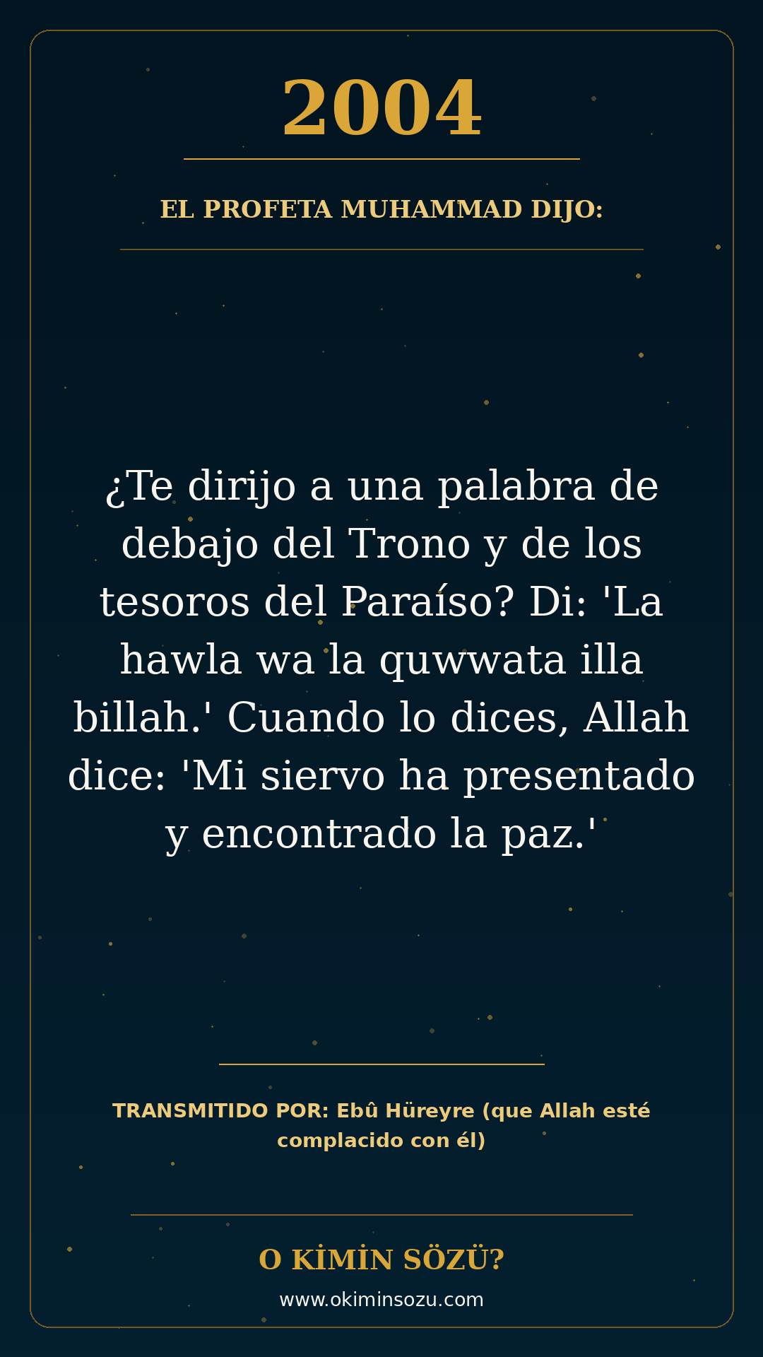 hadis 2004 es
