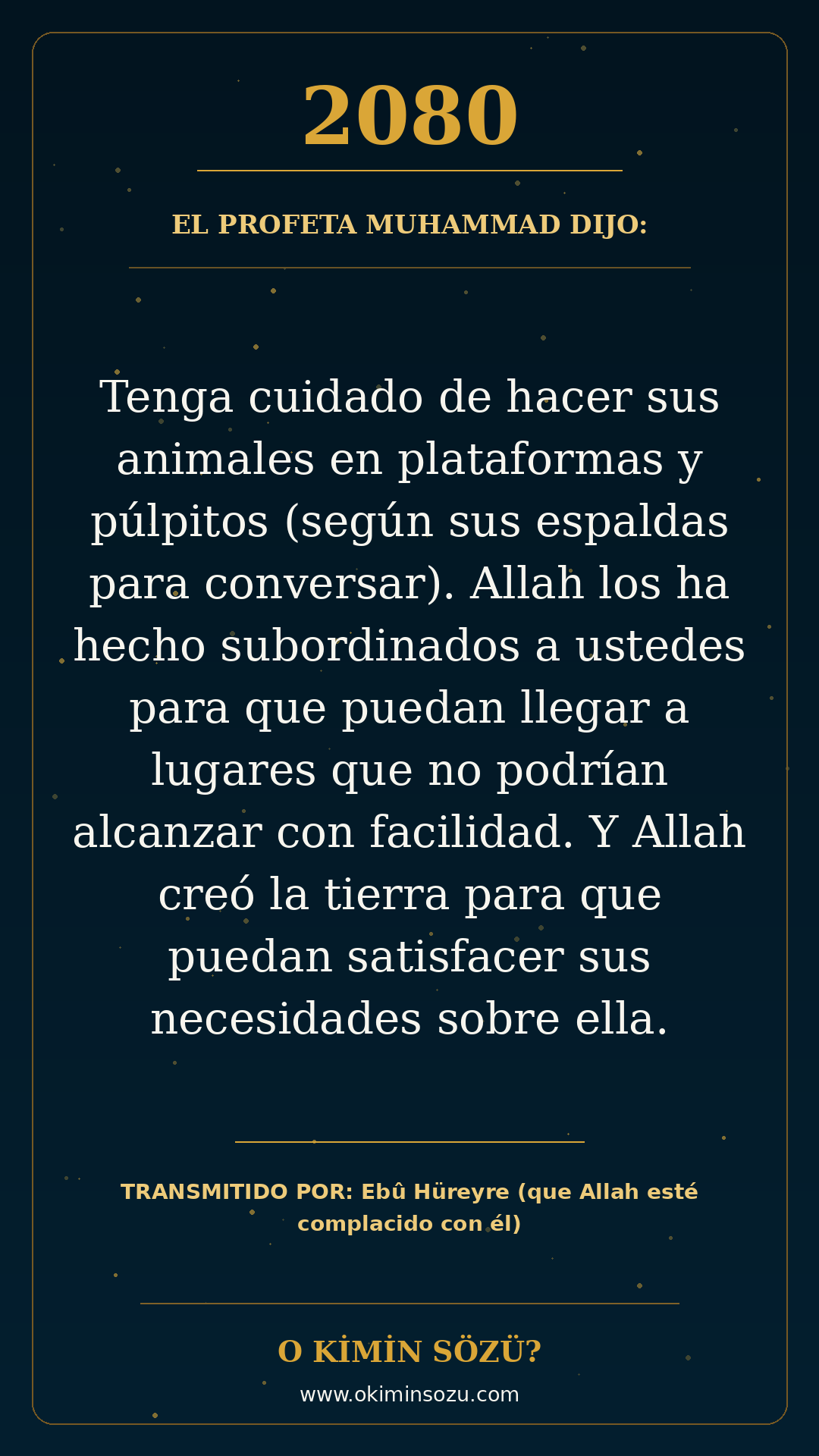 hadis 2080 es