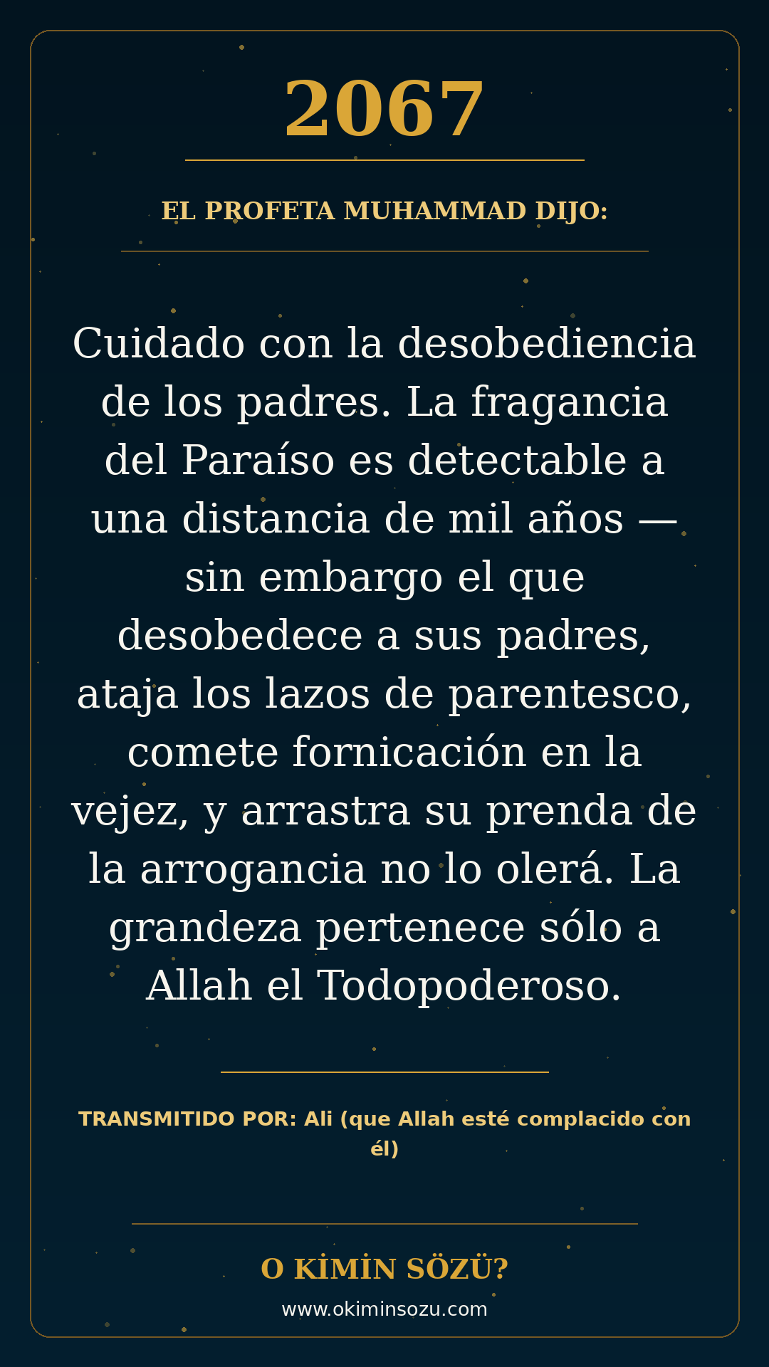 hadis 2067 es