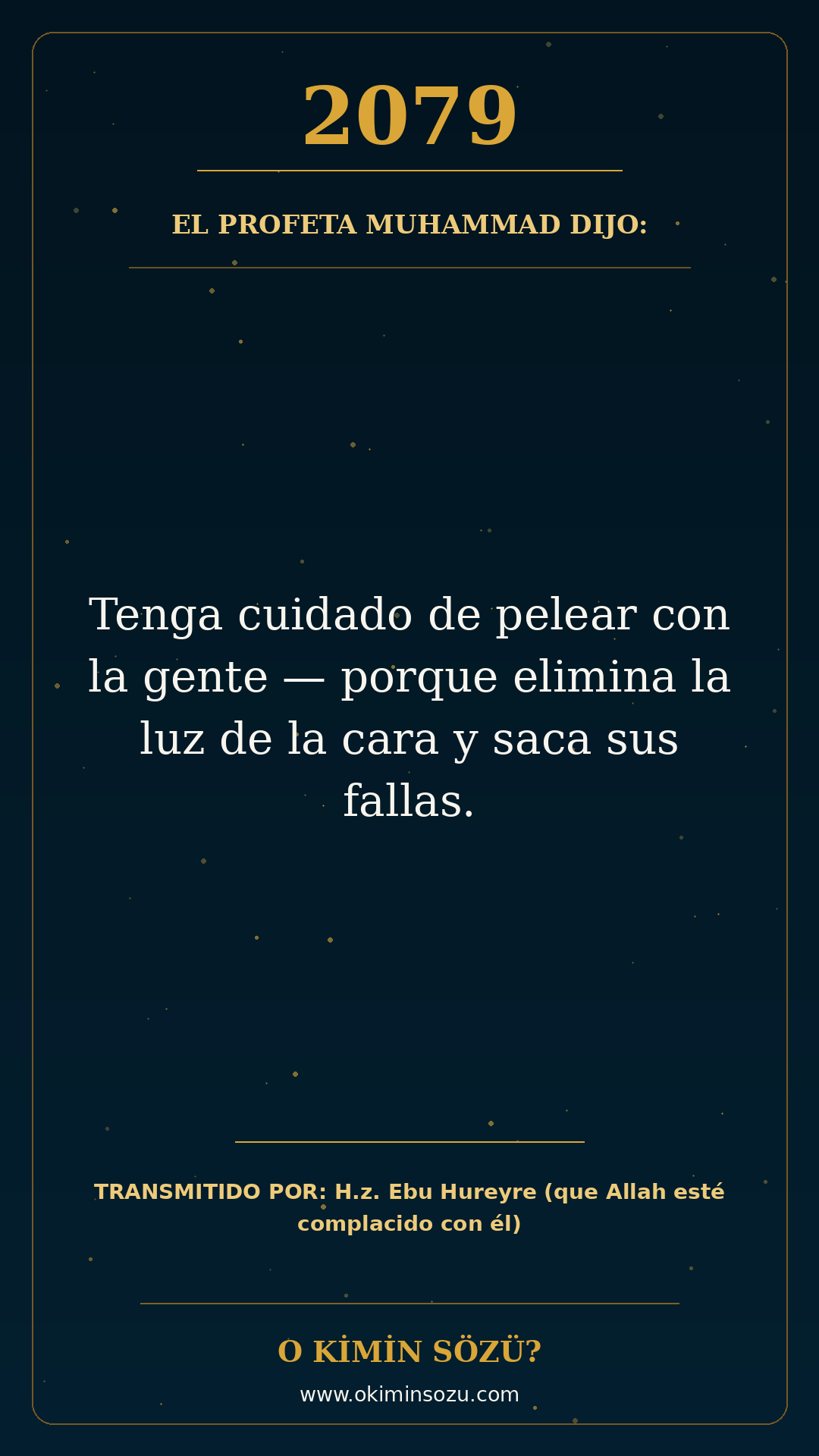 hadis 2079 es