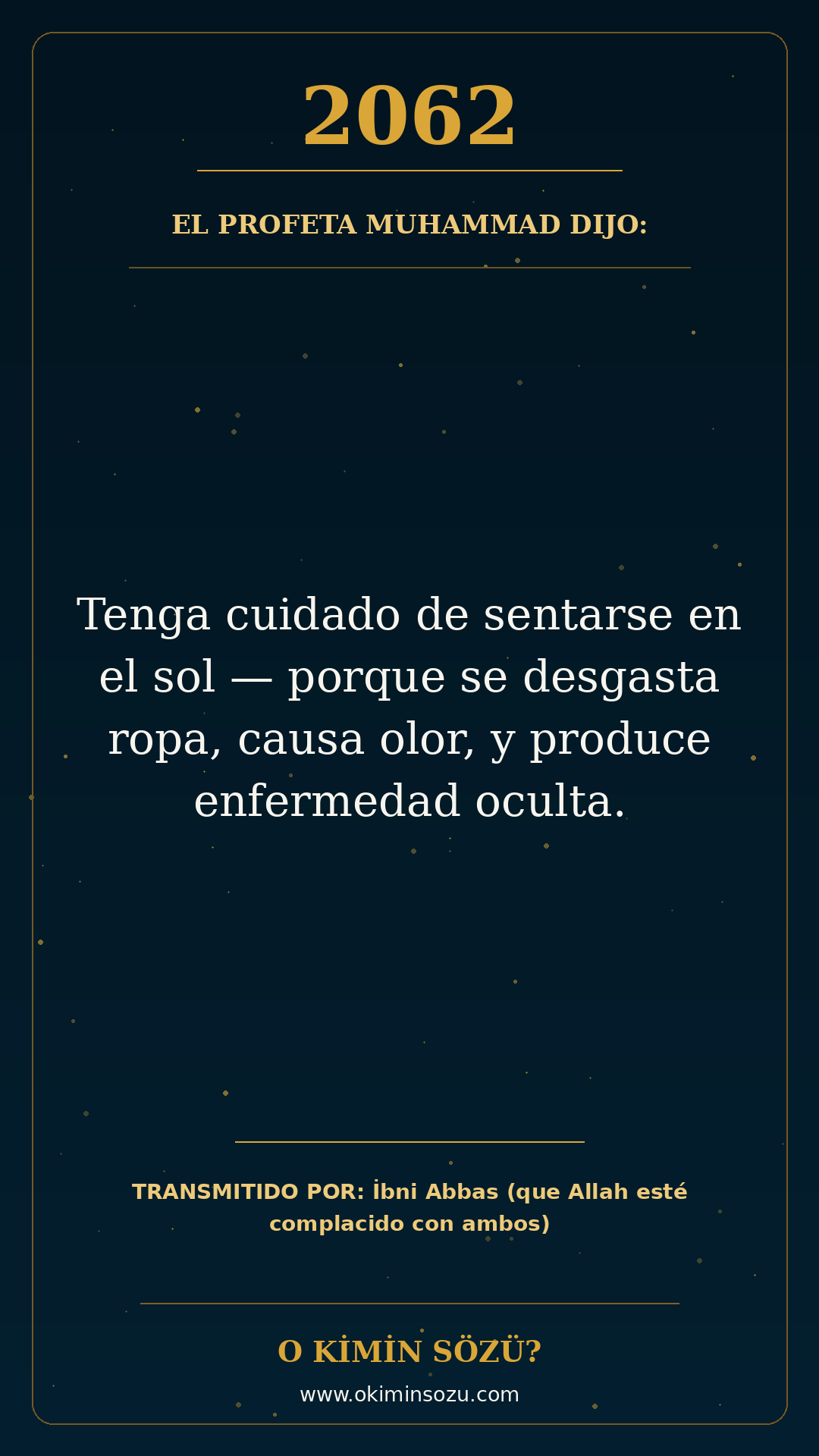 hadis 2062 es