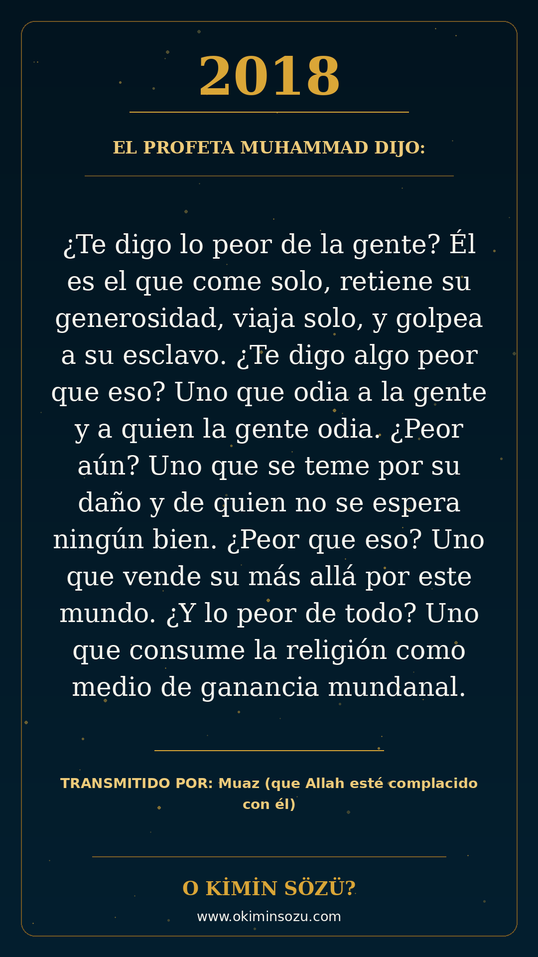hadis 2018 es
