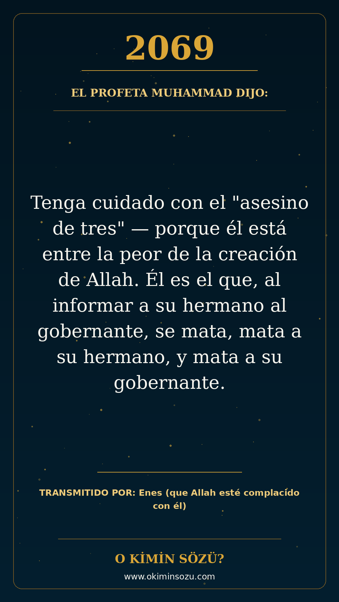 hadis 2069 es