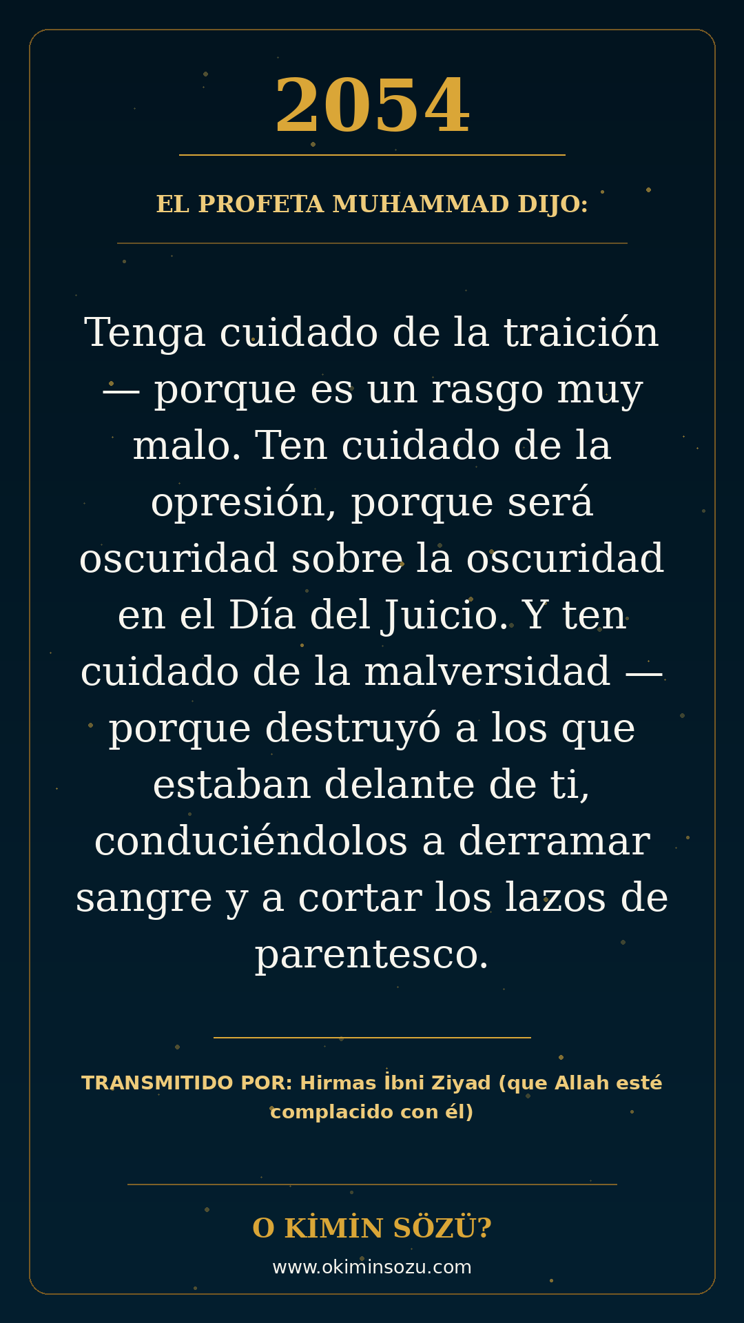 hadis 2054 es