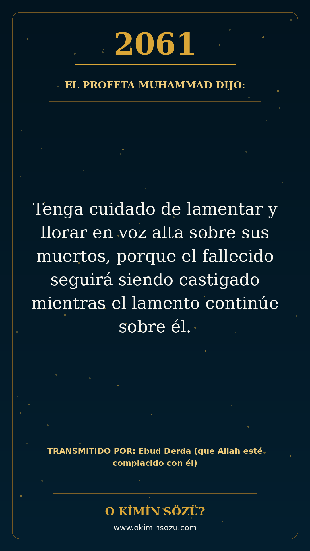 hadis 2061 es