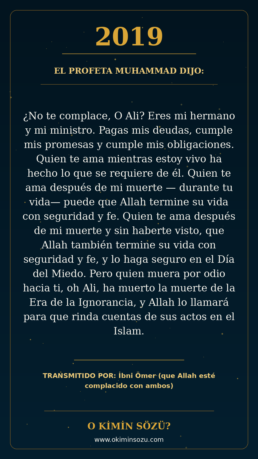 hadis 2019 es