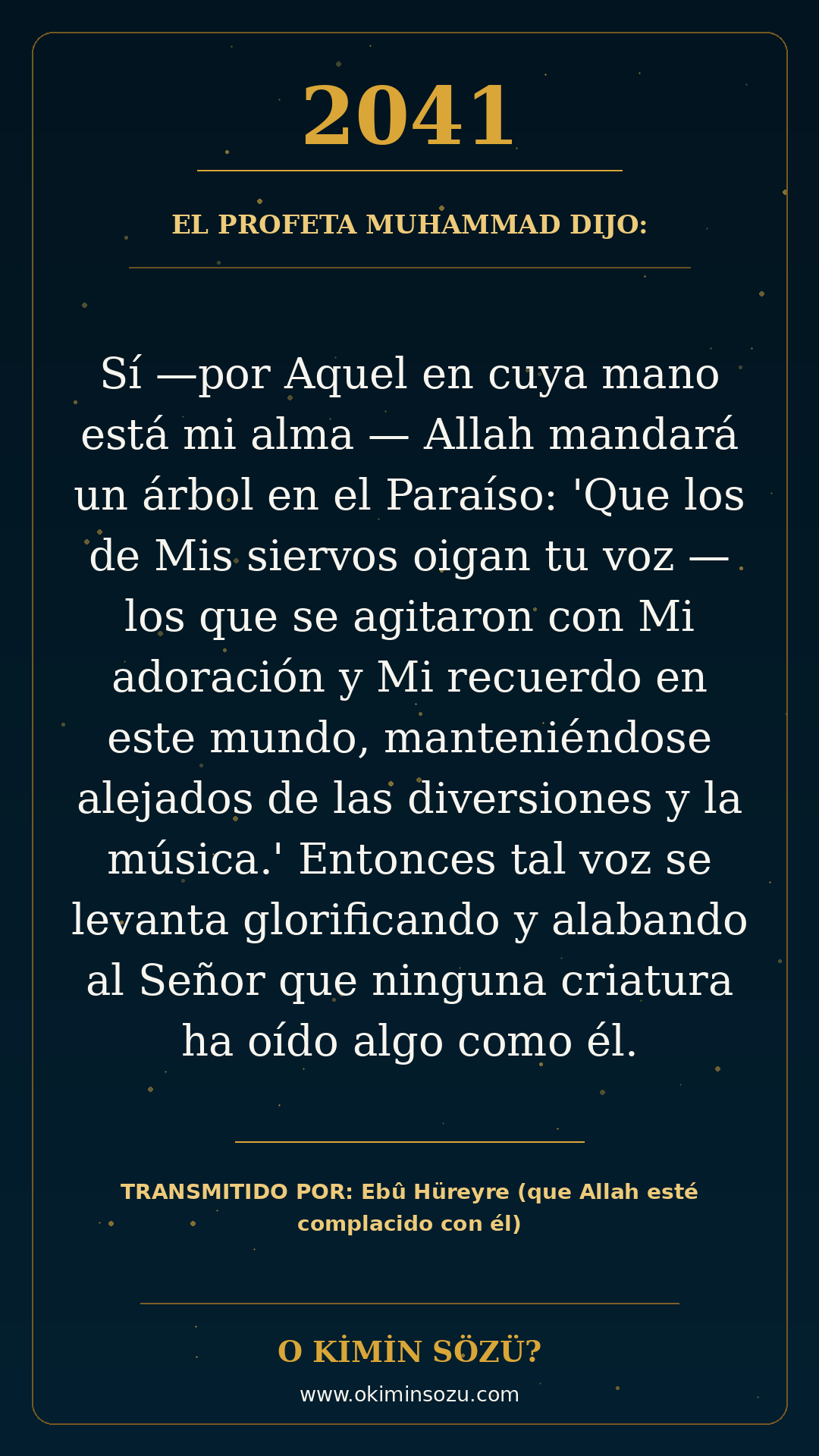 hadis 2041 es