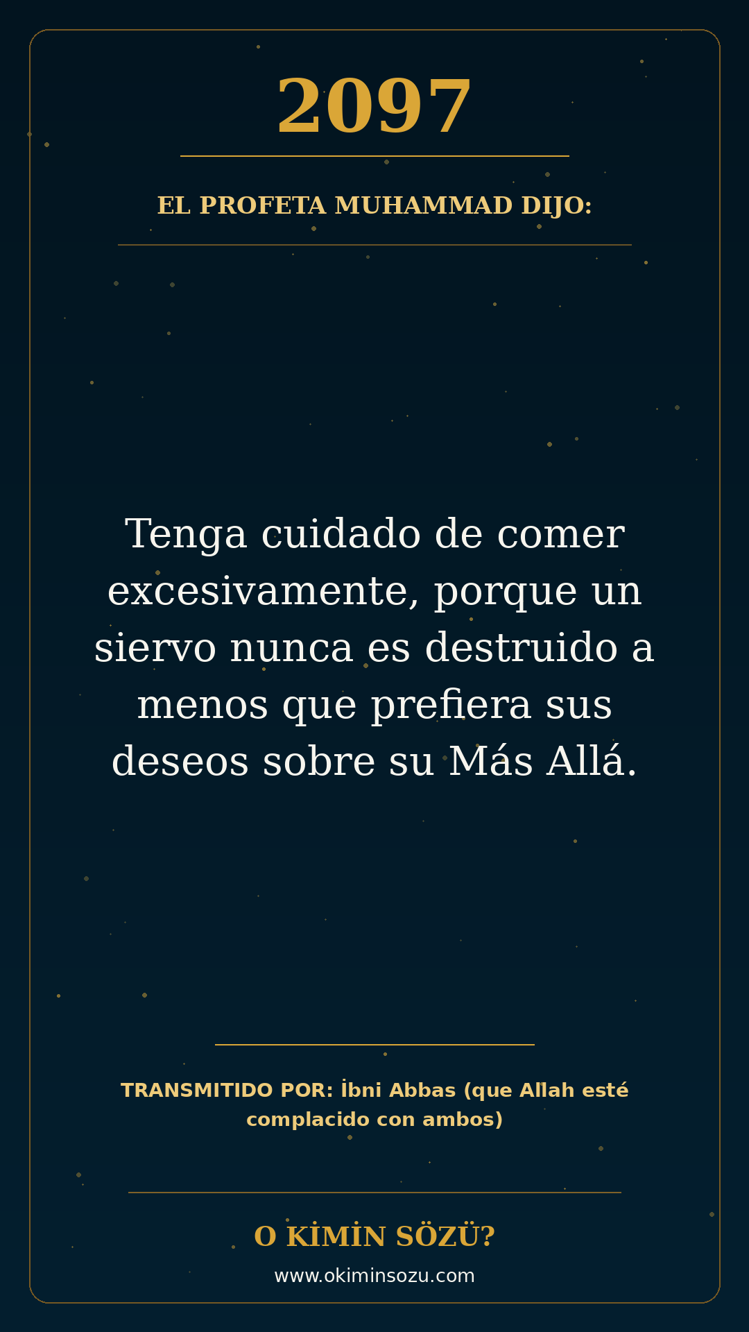 hadis 2097 es