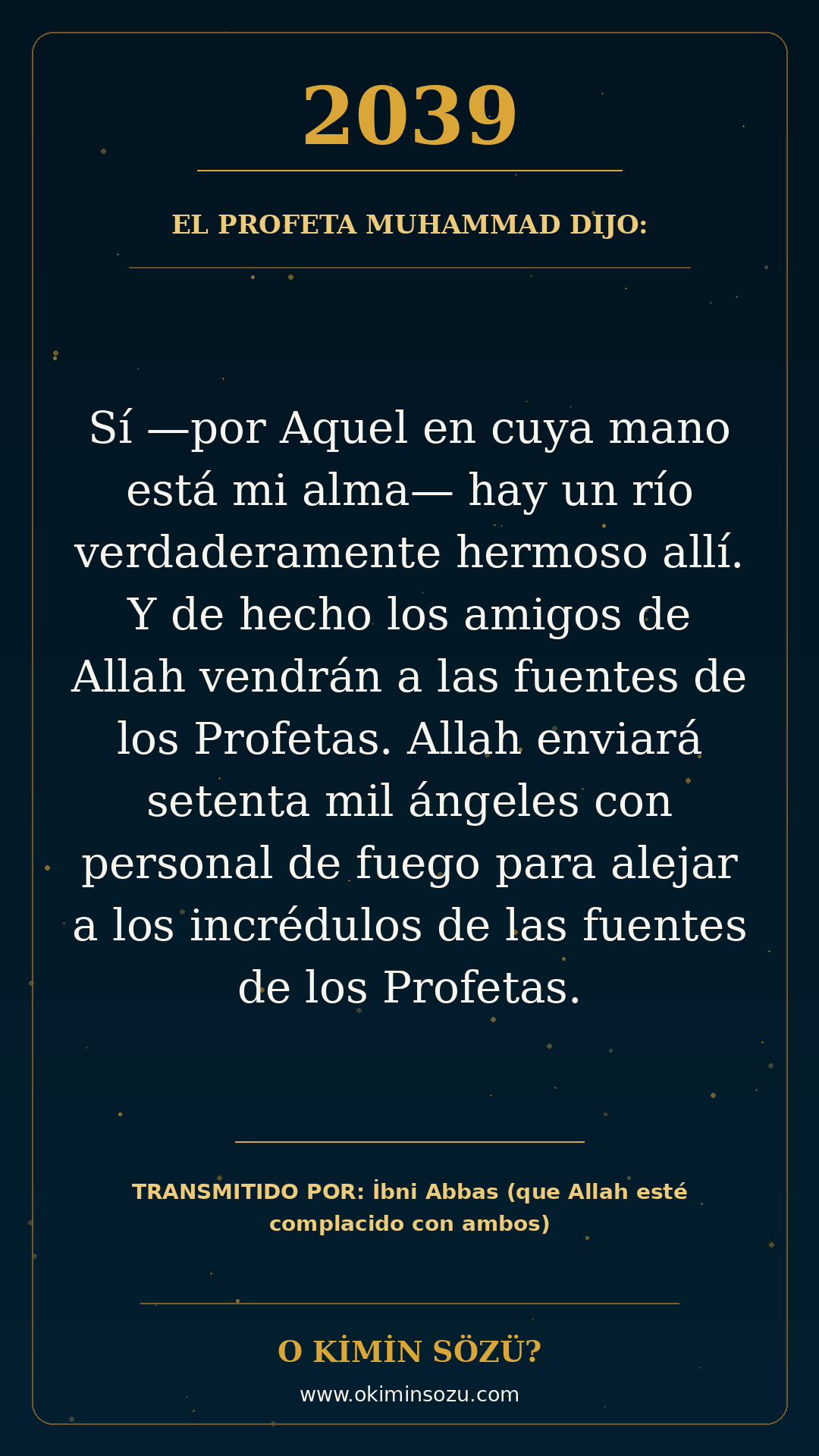 hadis 2039 es